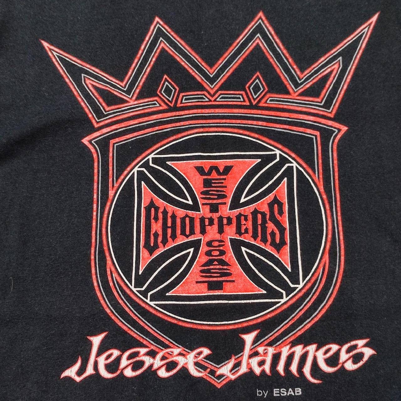 Vintage × West Coast Choppers West Coast Choppers Jesse James T Shirt Size US XL / EU 56 / 4 - 5 Thumbnail