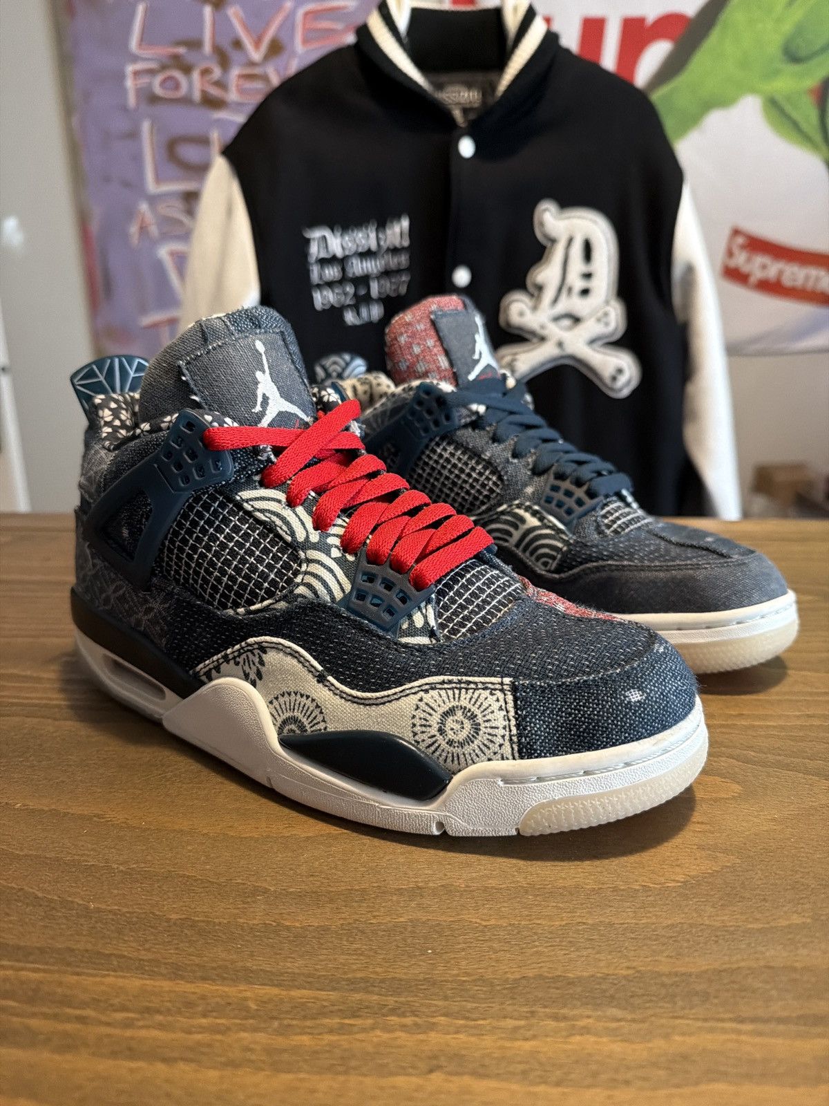 Jordan Brand Jordan 4 Retro SE Sashiko Size US 7.5 / EU 40-41 - 1 Thumbnail