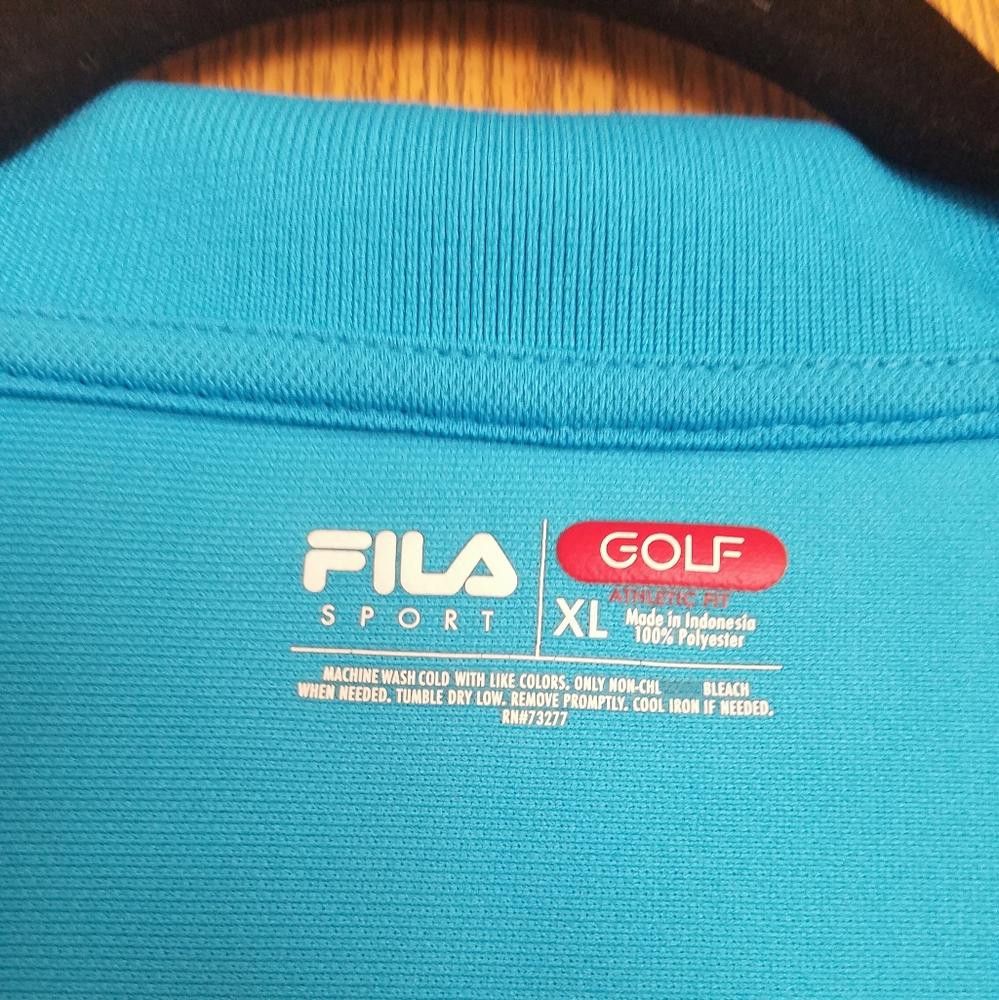 Fila Fila Sport XL Turquoise Golf Shirt Size US XL / EU 56 / 4 - 2 Thumbnail