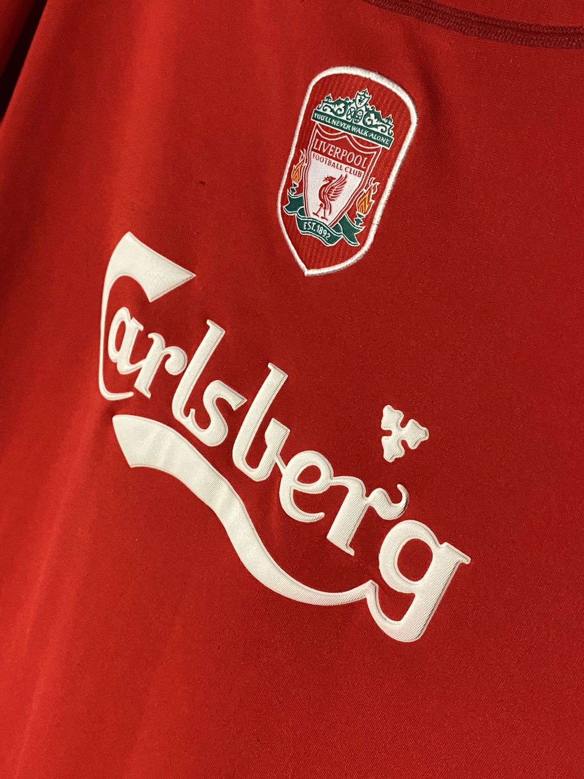 Reebok × Vintage Vintage Liverpool Reebok Football Soccer Jersey 2002/04 Home Size US L / EU 52-54 / 3 - 7 Thumbnail