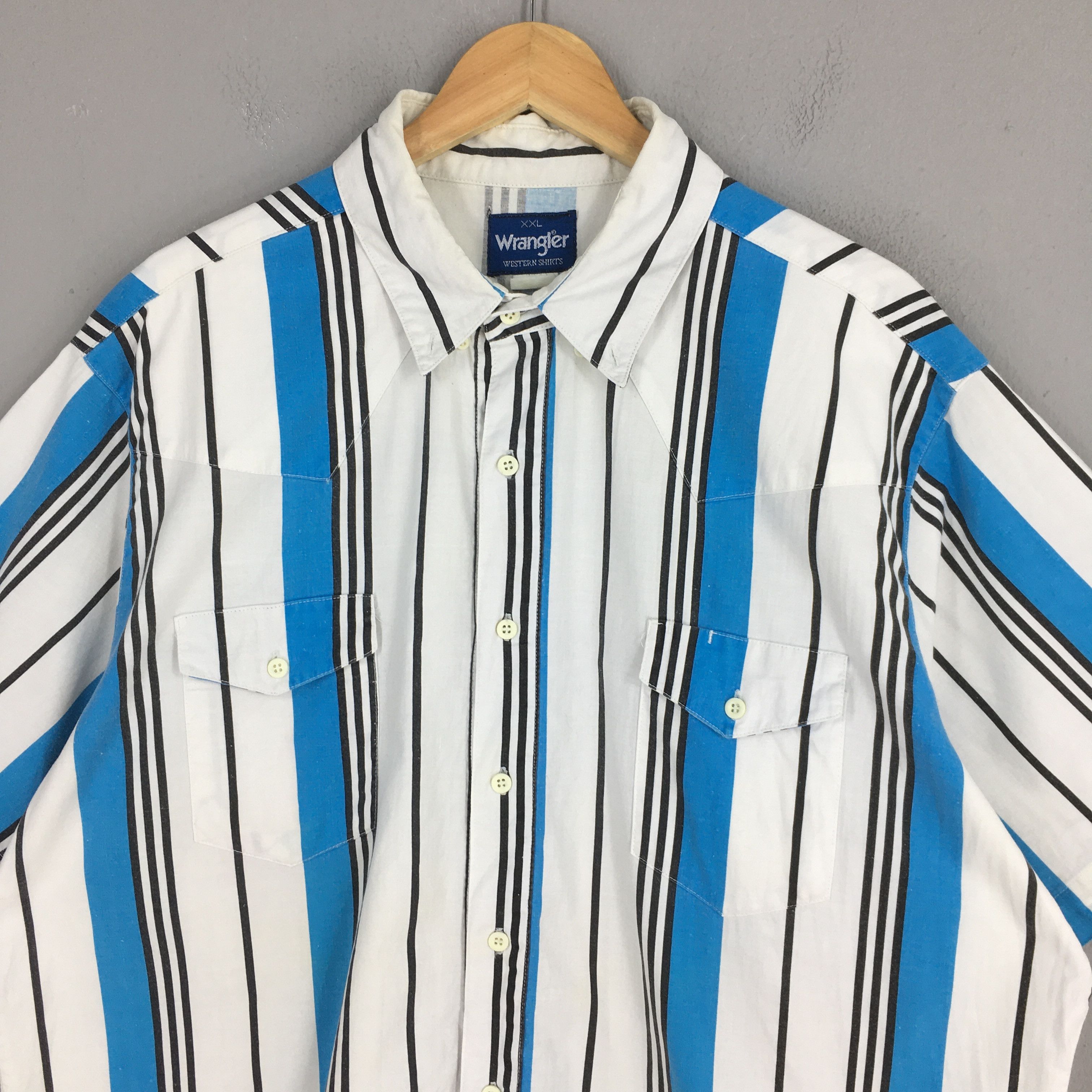 Wrangler Vintage 1990s Wrangler Aztec Navajo Western Shirt Size US L / EU 52-54 / 3 - 2 Thumbnail
