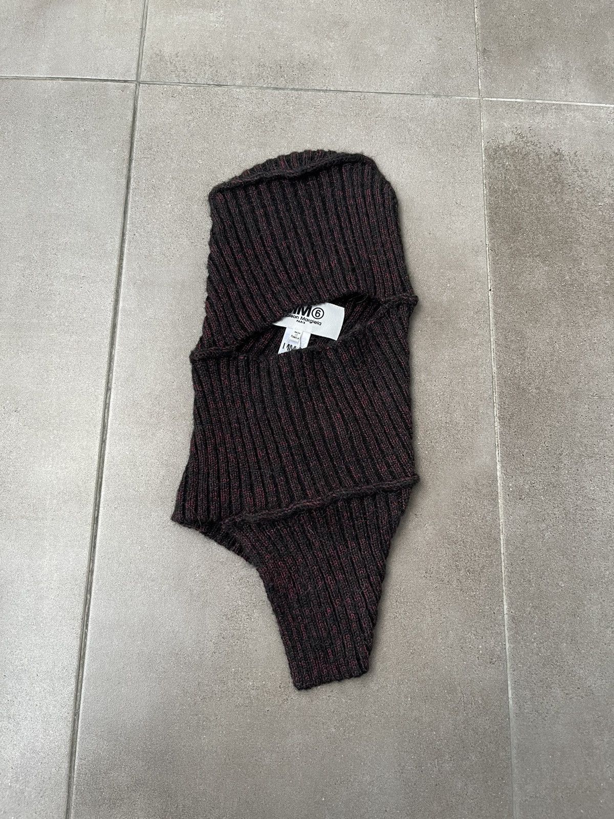 Maison Margiela !DS! AW23 Maison Margiela Exposed Seam Rolling Balaclava Size ONE SIZE - 8 Thumbnail