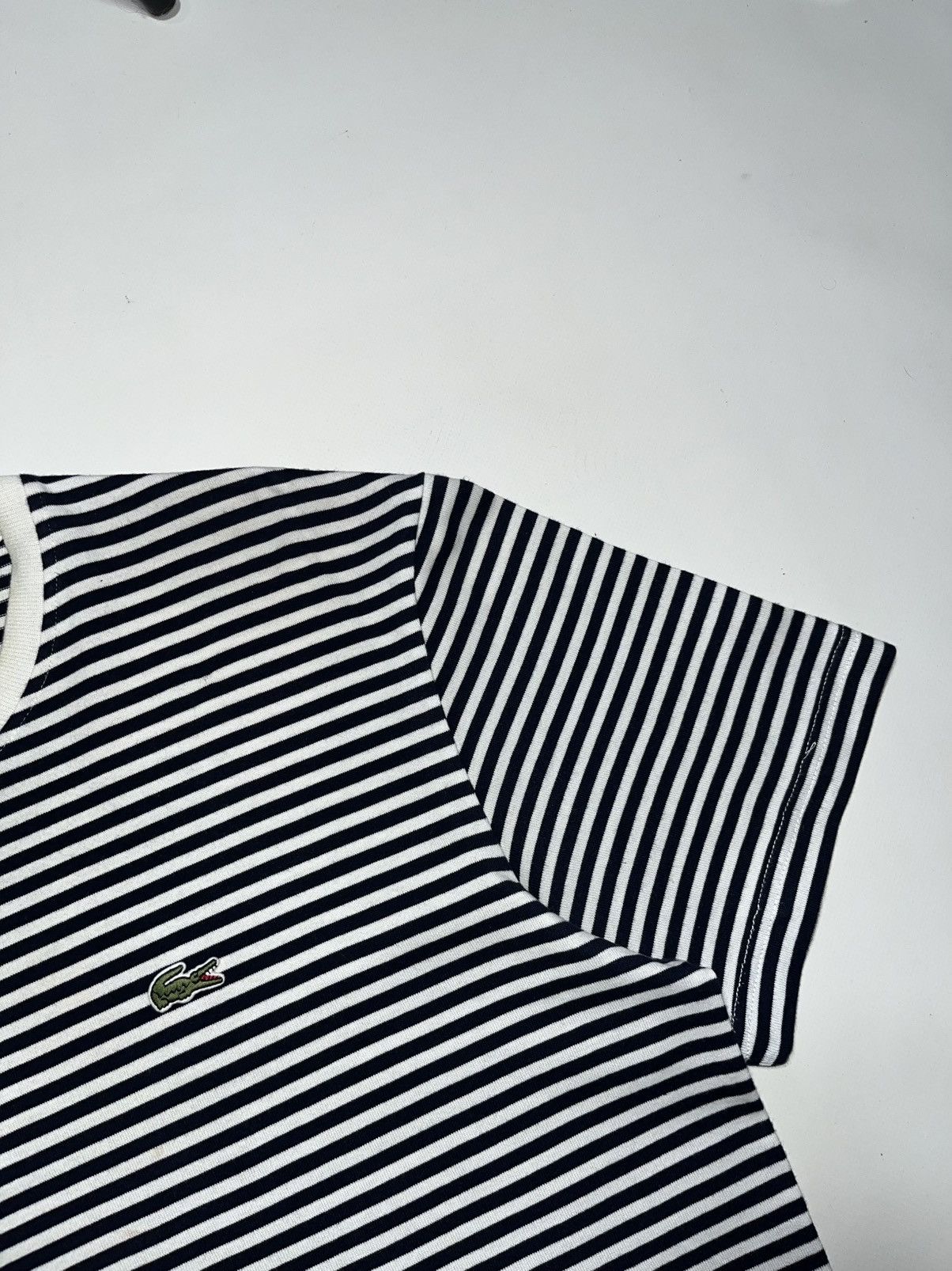 Lacoste Vintage Lacoste Stripped Tee Size US M / EU 48-50 / 2 - 4 Thumbnail