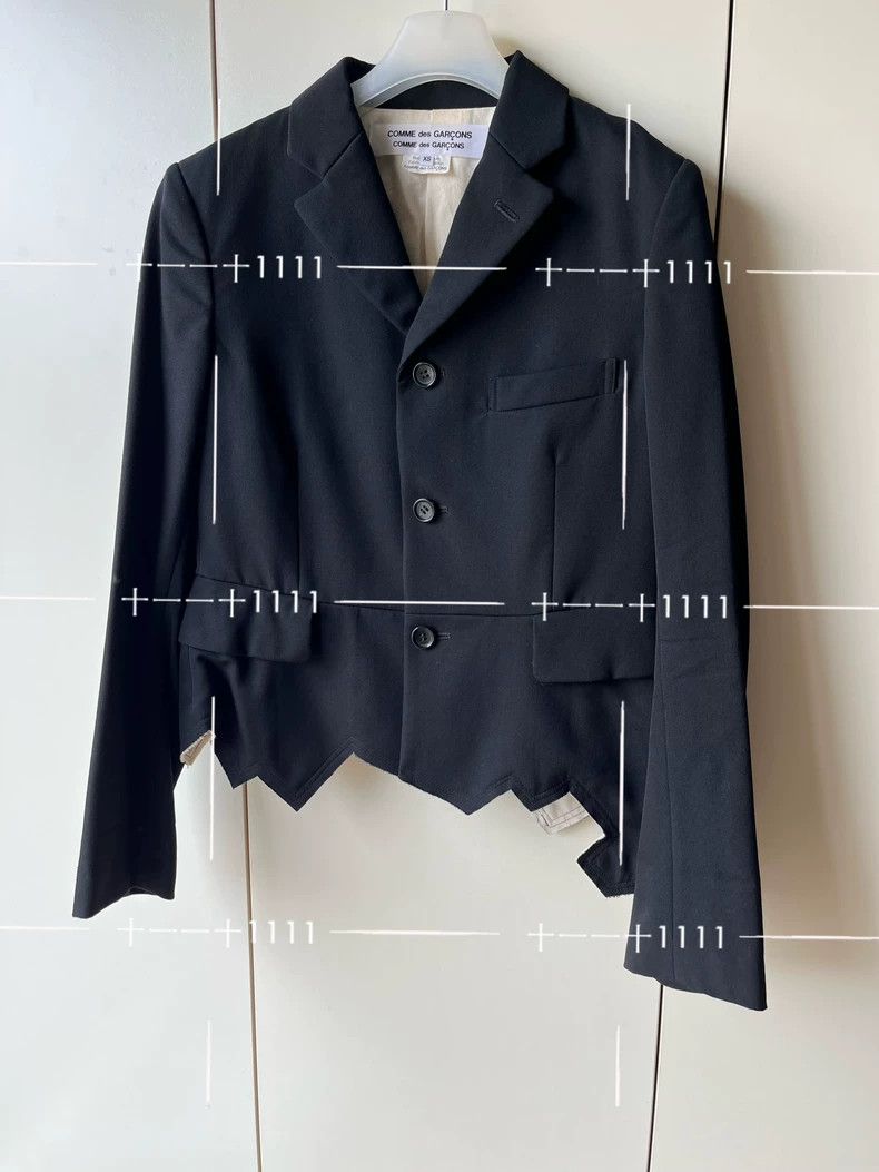 Comme des Garcons Comme Des Garcons Serrated knife cut irregular wool coat s Size XS / US 0-2 / IT 36-38 - 3 Thumbnail