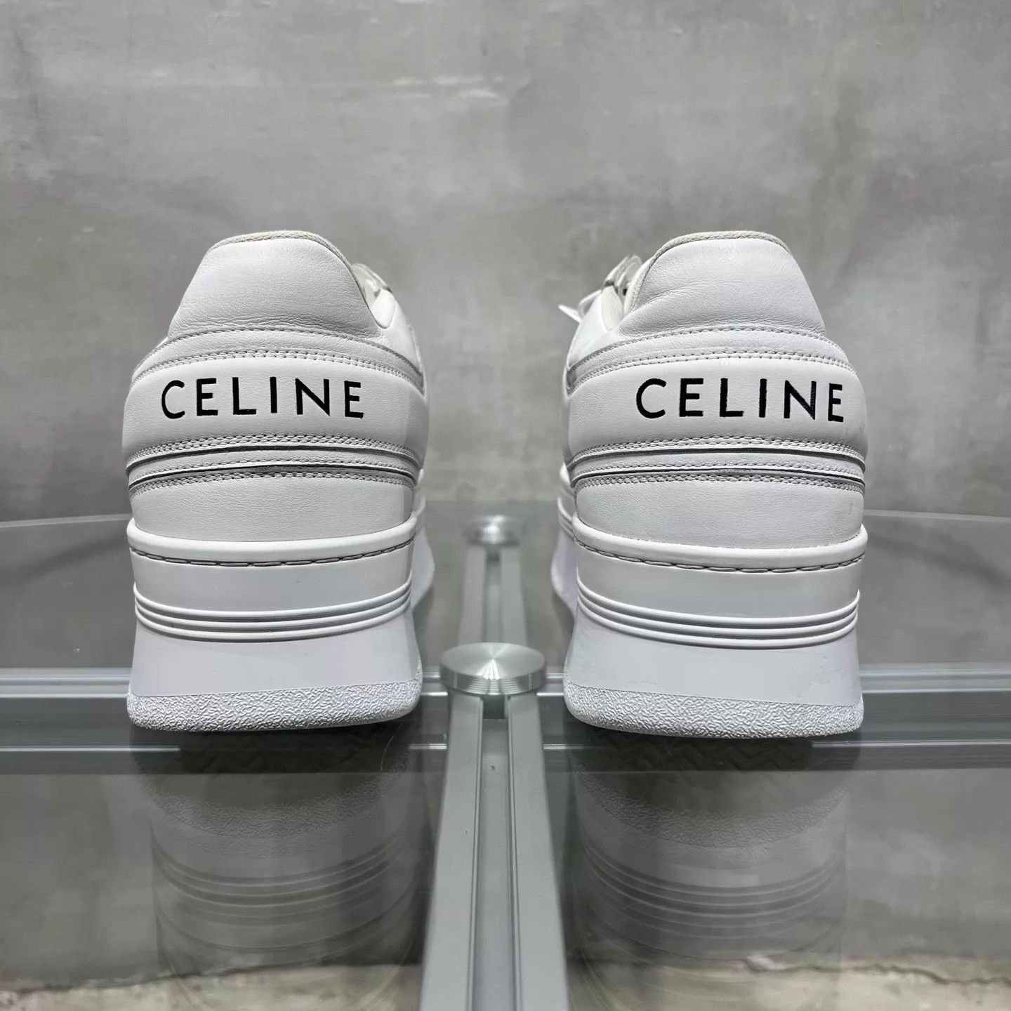 Celine Celine Block White Platform Casual Shoe 39 Size US 8.5 / IT 38.5 - 6 Thumbnail
