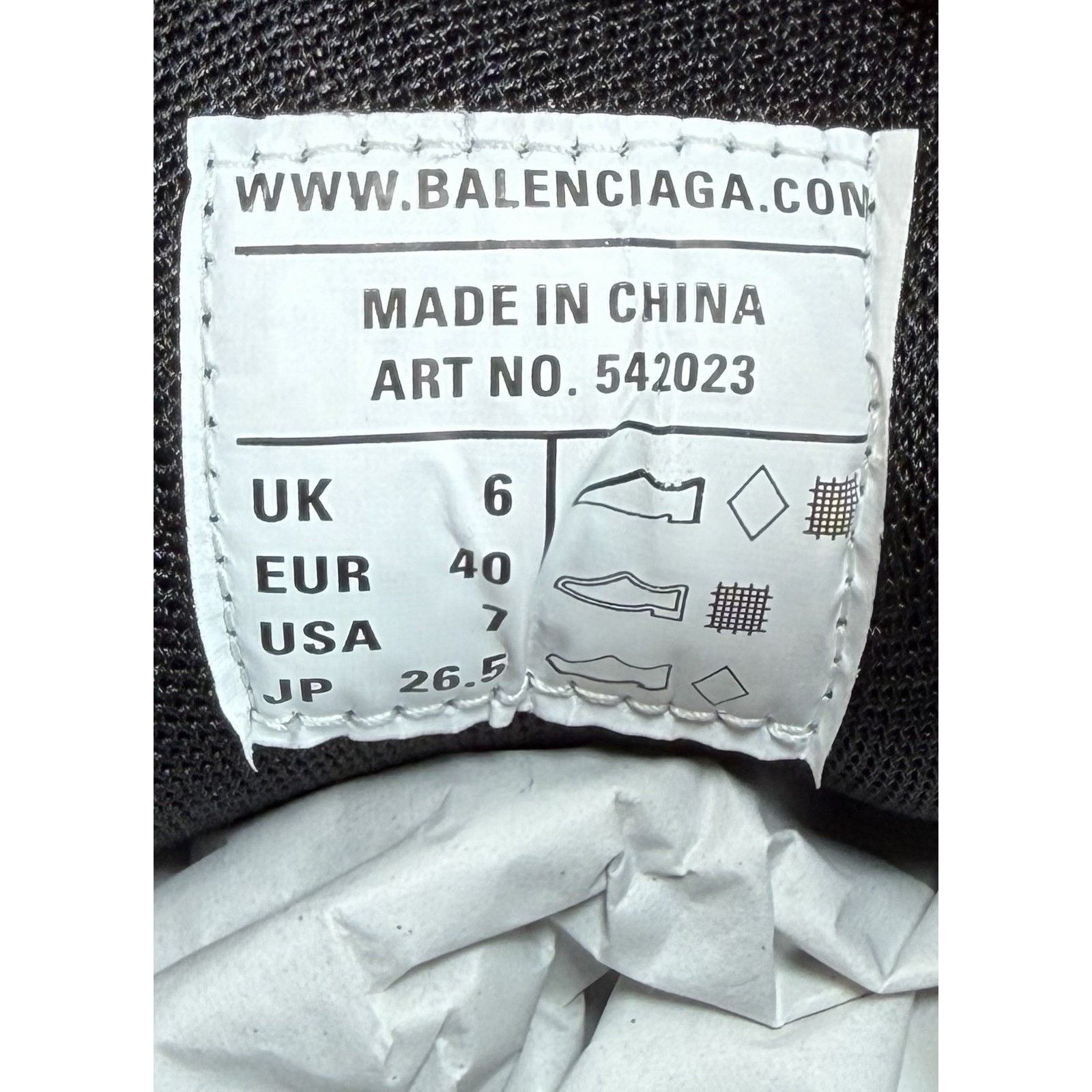 Balenciaga Size 40EU/7US - Balenciaga Track Black Red NEW Size US 7 / EU 40 - 8 Thumbnail