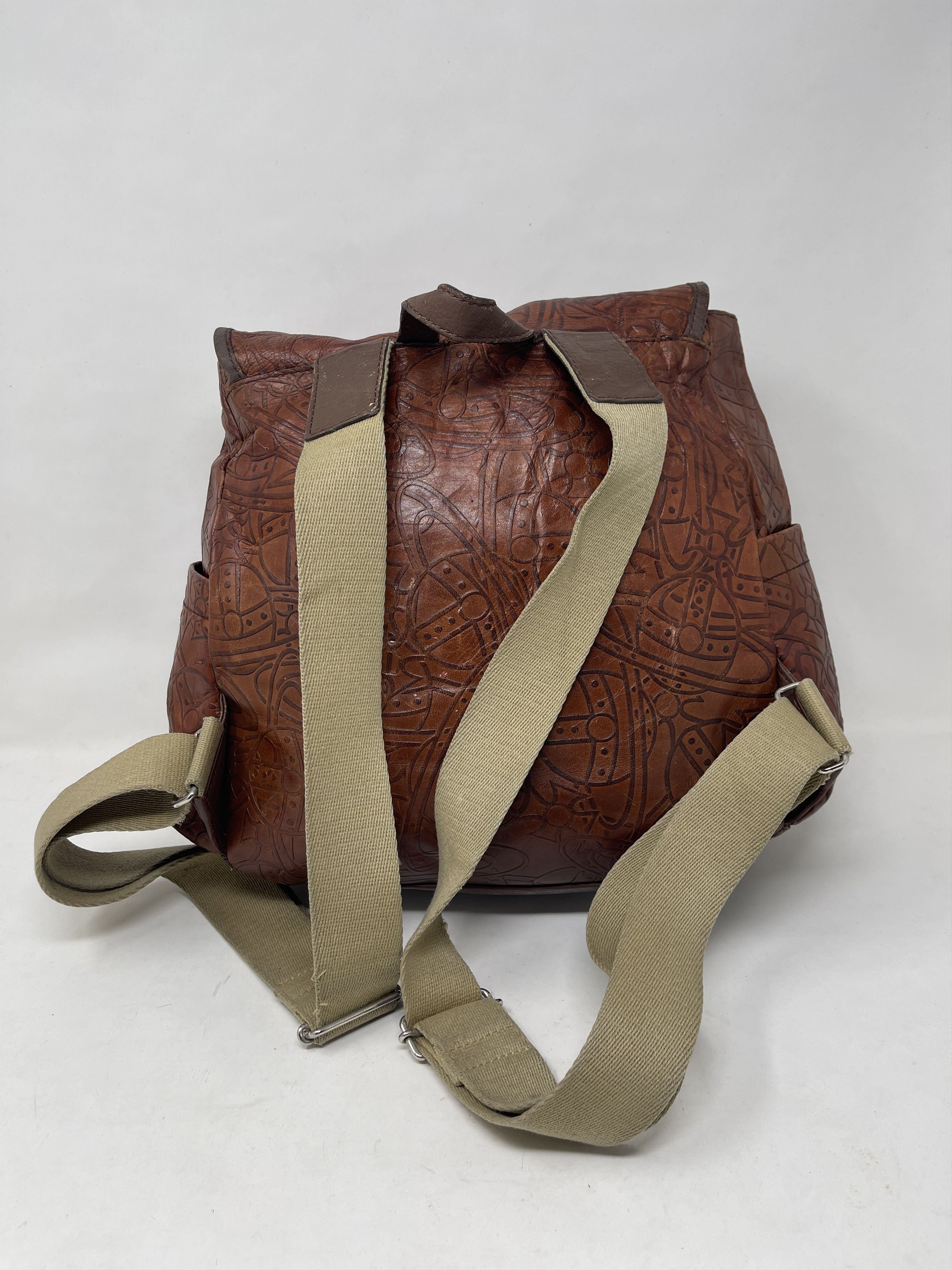 Vivienne Westwood Vintage Vivienne Westwood Orb Leather Backpack Size ONE SIZE - 6 Thumbnail