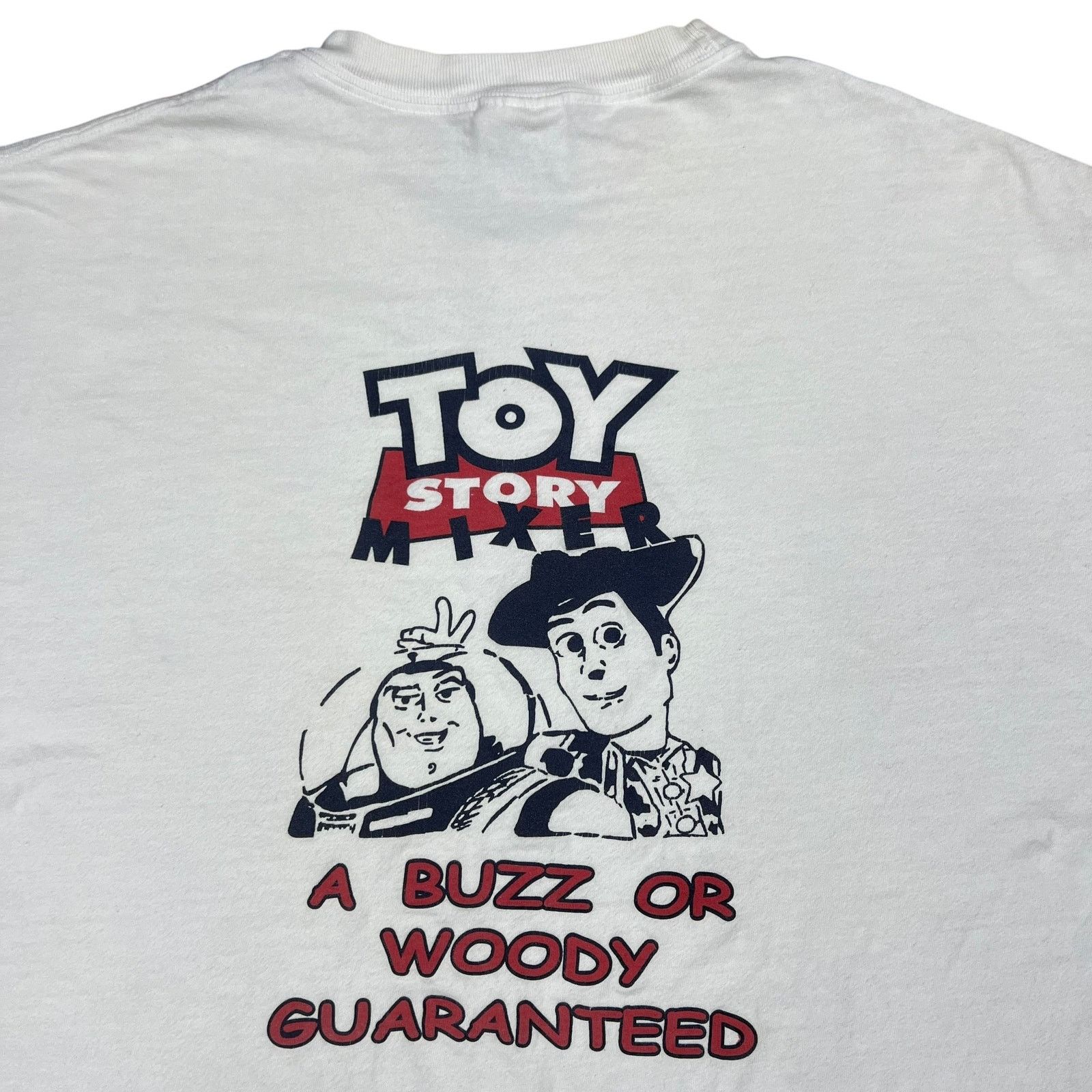 Hanes × Vintage 2001 Toy Story Frat Parody “A BUZZ OR WOODY GUARANTEED” tee Size US XL / EU 56 / 4 - 2 Thumbnail