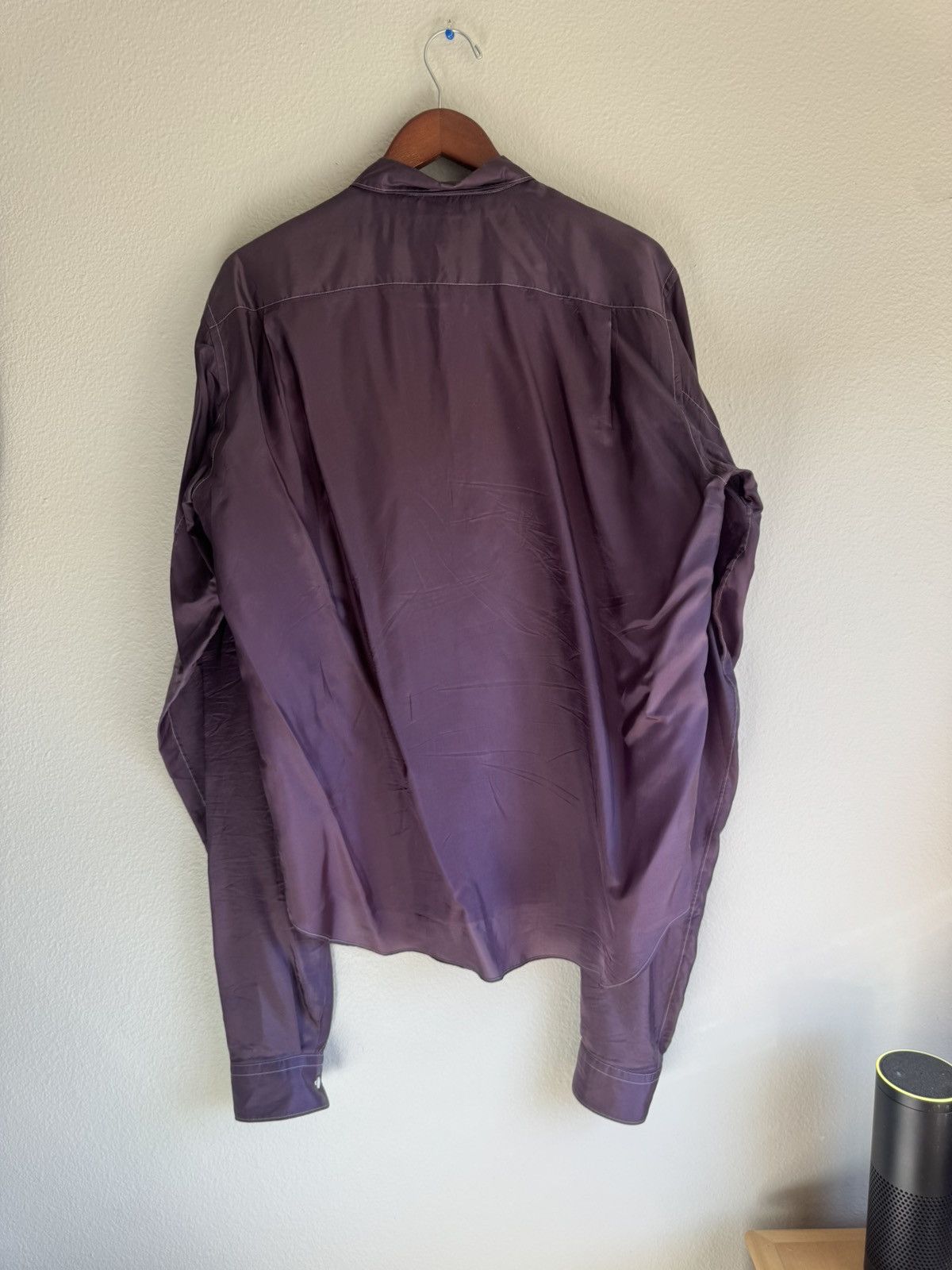 Comme des Garcons Homme Plus CDG HOMME PLUS PANELED CUPRO SHIRT Size US L / EU 52-54 / 3 - 3 Thumbnail