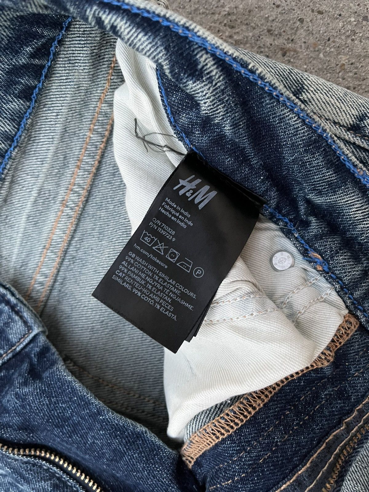 Vintage Vintage (Amiri Style) H&M Jeans Size US 31 - 5 Thumbnail