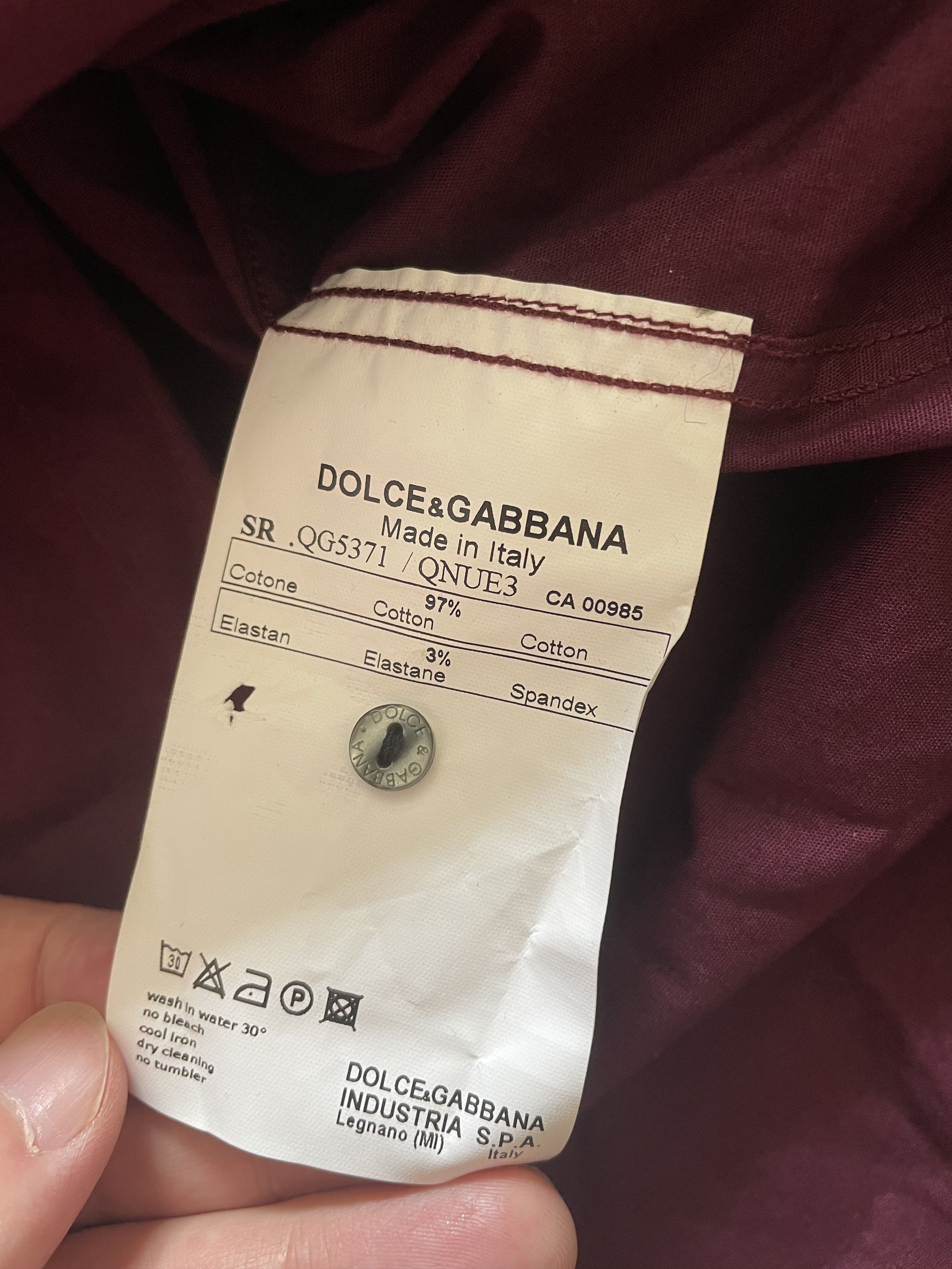 Dolce & Gabbana Dolce & Gabbana red shirt size 16/41/L Size US M / EU 48-50 / 2 - 6 Thumbnail