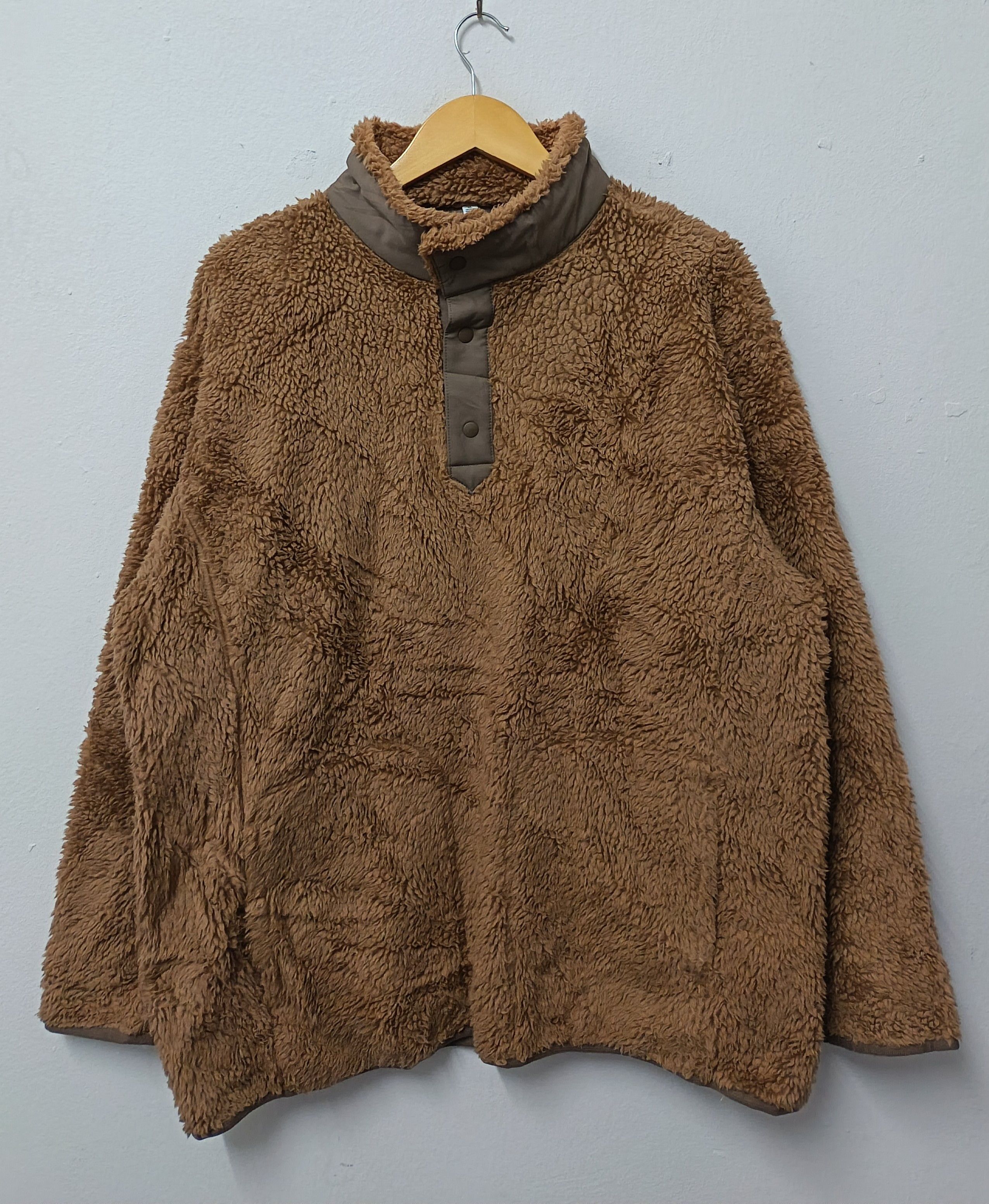 Uniqlo × White Mountaineering Vintage White Mountaineering x Uniqlo Fleece Jacket Size US XL / EU 56 / 4 - 1 Thumbnail