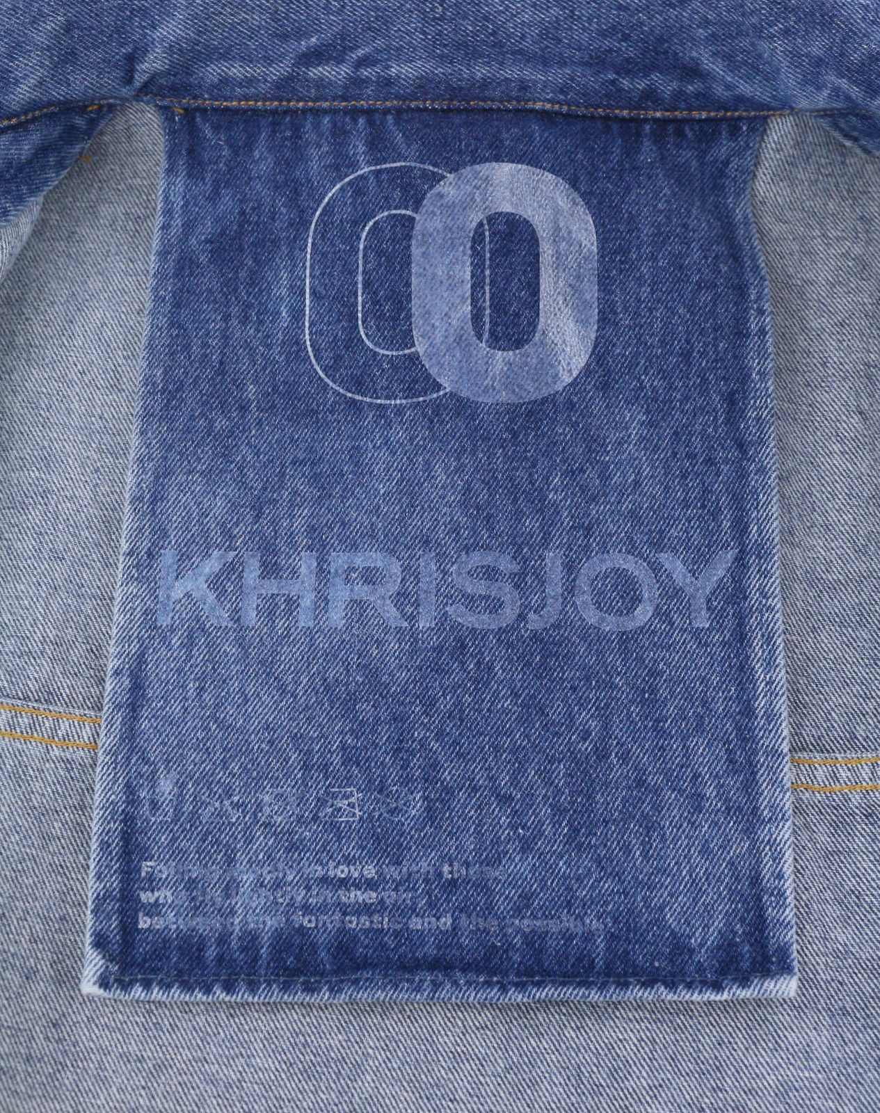 Khrisjoy AURORA DENIM BOMBER XS/S Blue Oversized Loose Fit 86575 Size XS / US 0-2 / IT 36-38 - 6 Thumbnail