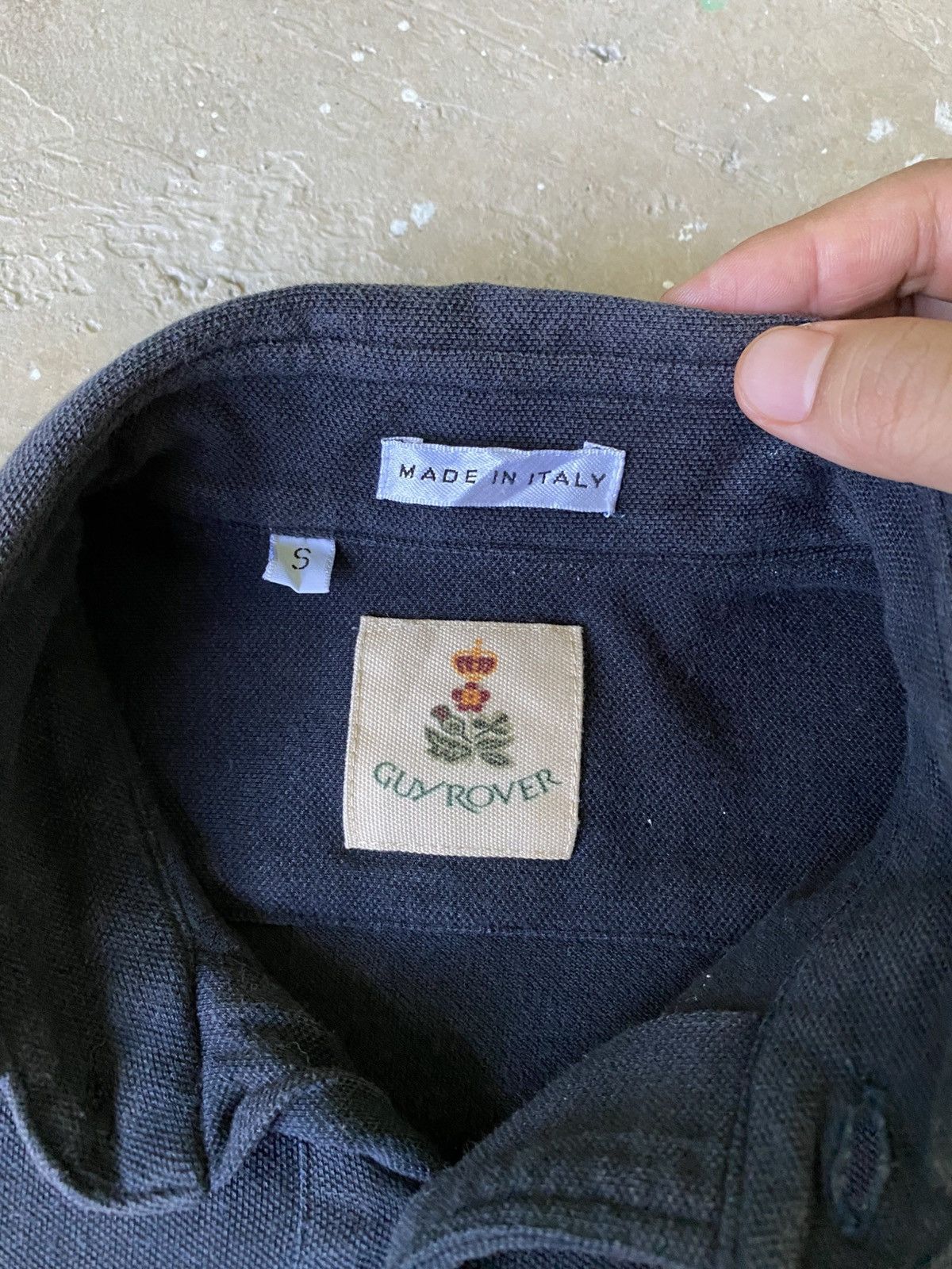 Guy Rover Guy Rover Italy Minimal Polo Shirt Dark Navy Cotton Size US S / EU 44-46 / 1 - 5 Thumbnail