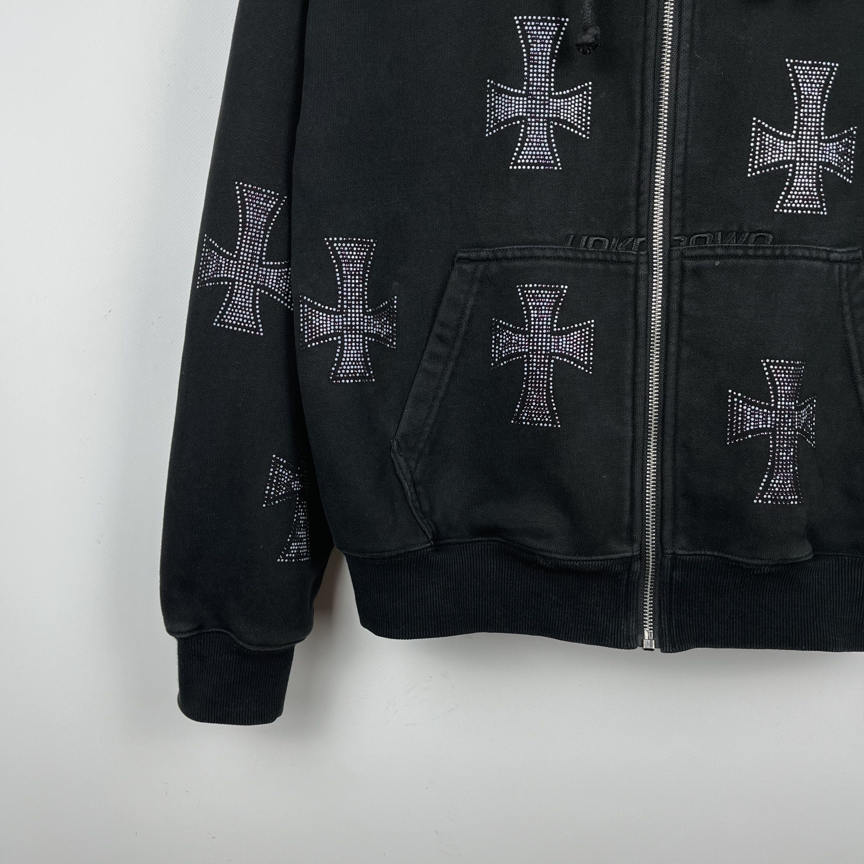 Unknown London Unknown London Saint Row Cross Full Zip Hoodie Size US S / EU 44-46 / 1 - 5 Thumbnail
