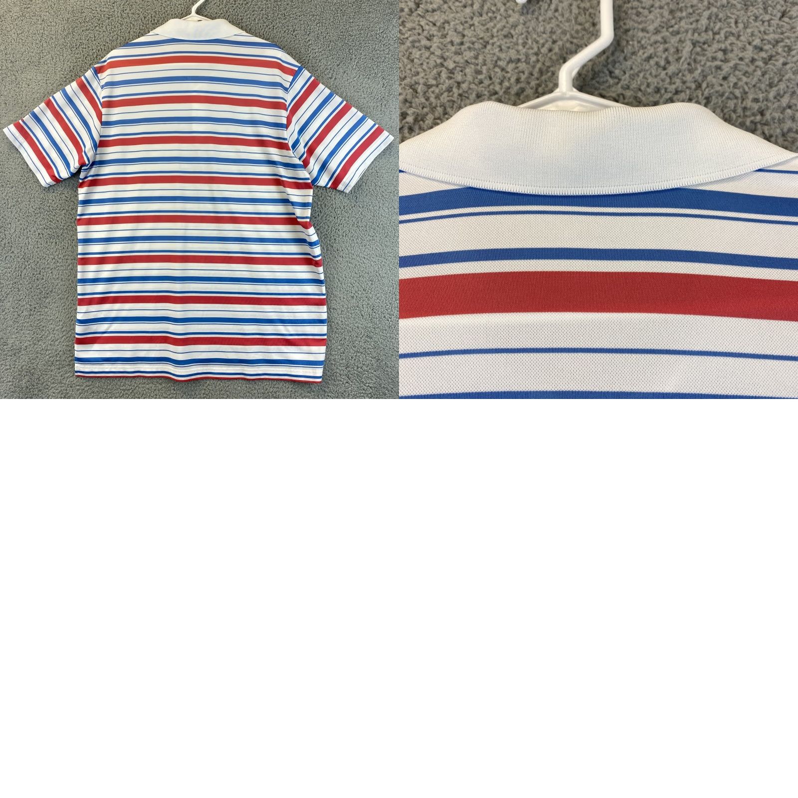 Adidas VINTAGE Adidas Golf Polo Shirt L Men Short Sleeve Striped Climalite 90s Golf/Beach Mens Size US L / EU 52-54 / 3 - 8 Thumbnail