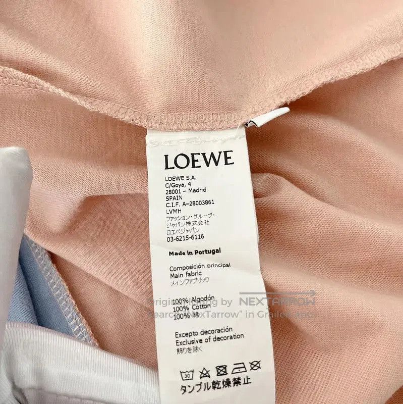 Other Loewe Colorblock Cotton T-Shirt for Women . Size S / US 4 / IT 40 - 7 Thumbnail