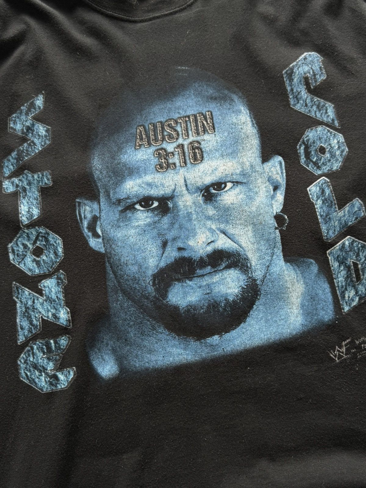 Vintage Vintage 1998 Austin Cold 3:16 WWF T-Shirt Tee Size US M / EU 48-50 / 2 - 4 Thumbnail