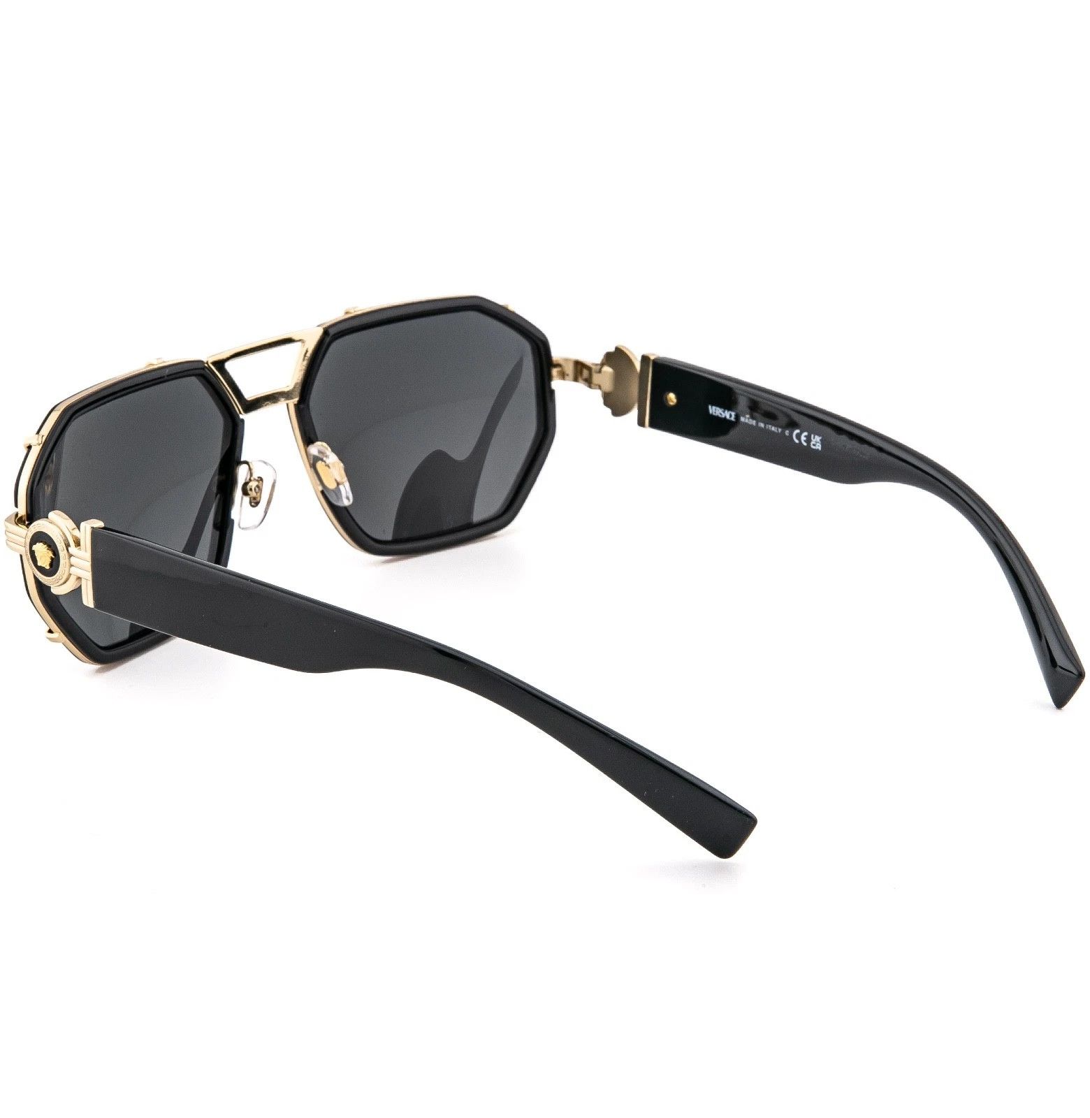 Versace VERSACE GRECA Pilot 2228 VE2228 Square Aviator Sunglasses Size ONE SIZE - 2 Thumbnail