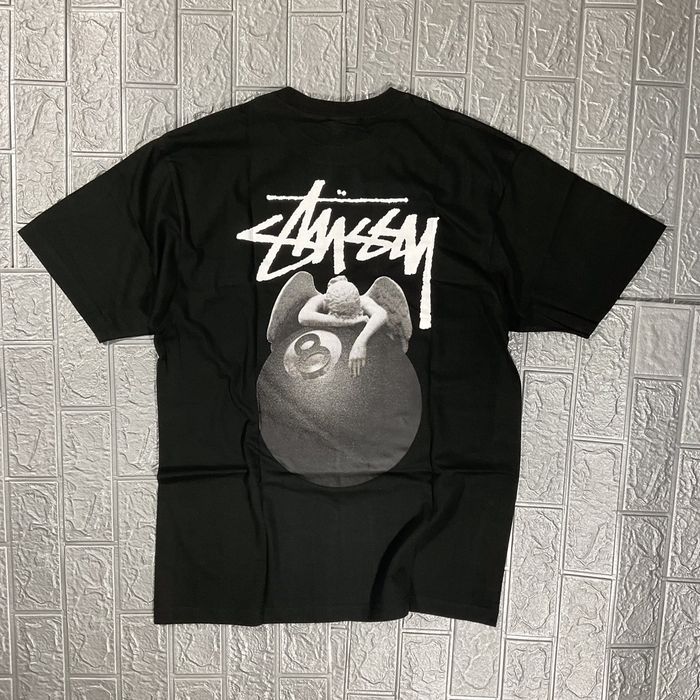 Vintage Stussy Angel Tee Black | Grailed