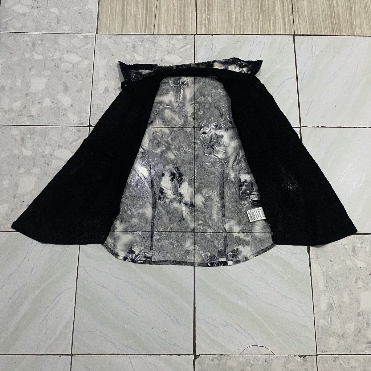 If Six Was Nine Japanese Brand Pinore Collection Mesh Button Up Sleeveless Size XS / US 0-2 / IT 36-38 - 6 Thumbnail