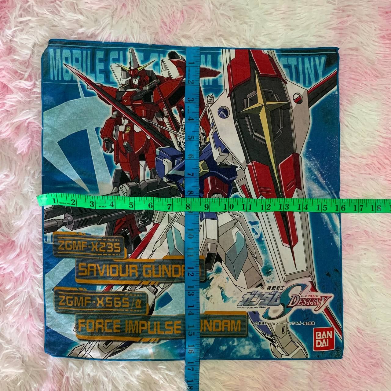 Japanese Brand × Vintage Vintage Mobile Suit Gundam SEED Destiny Handkerchief Bandana Size ONE SIZE - 3 Thumbnail