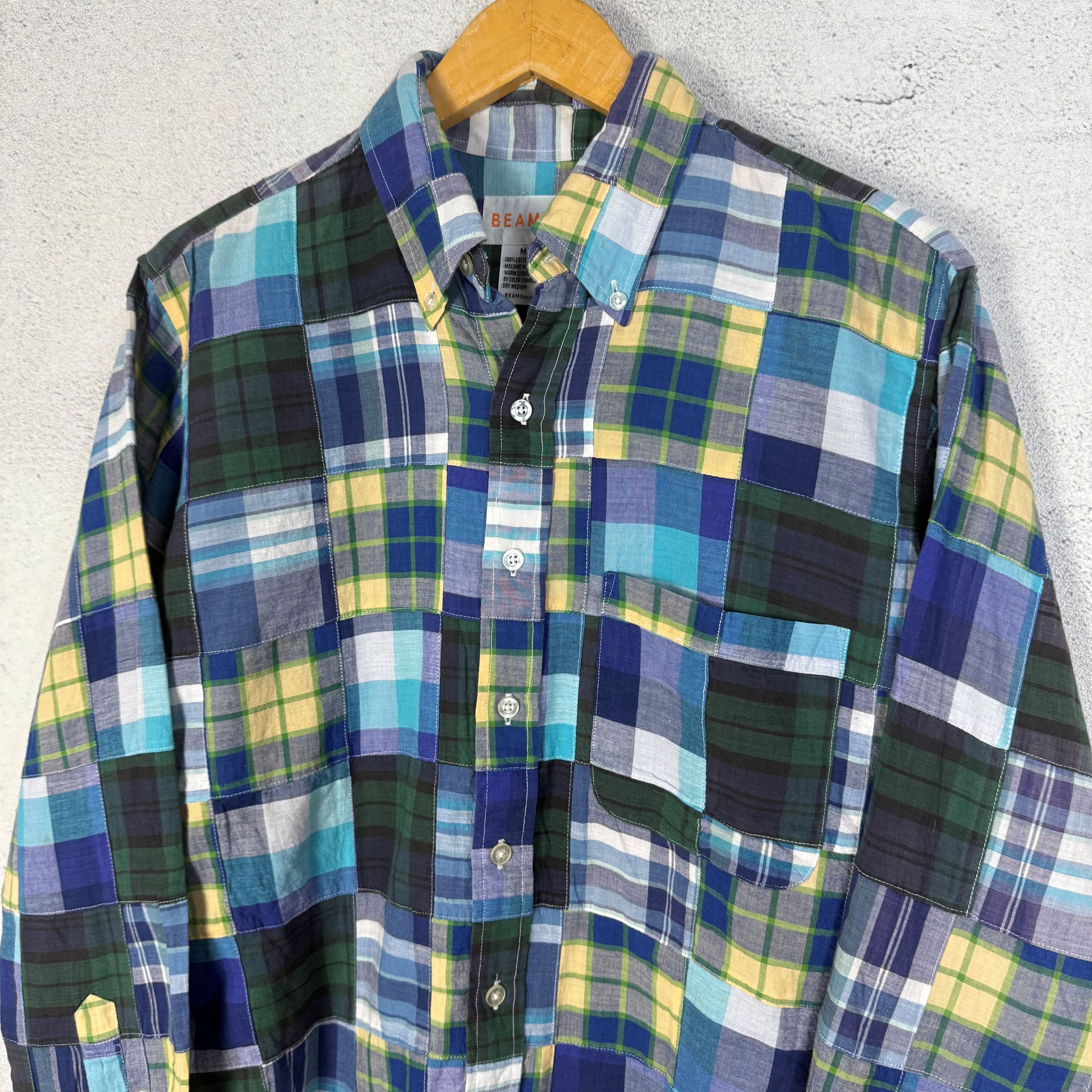 Beams Japan Beams Japan Patchwork Shirt Size US M / EU 48-50 / 2 - 3 Thumbnail