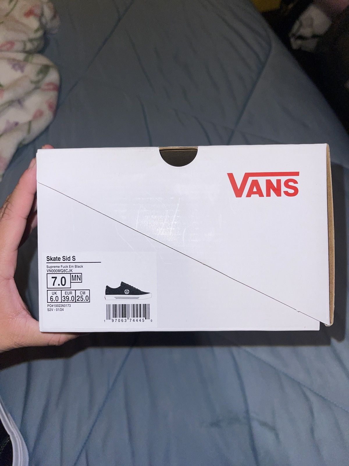 Supreme × Vans Supreme Fuck Em Black Size US 7 / EU 40 - 7 Thumbnail