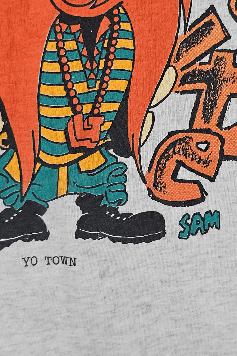 Warner Bros 1993 Looney Tunes Yosemite Sam “Genuine Hip Hop – Yo Town” Size US M / EU 48-50 / 2 - 6 Thumbnail