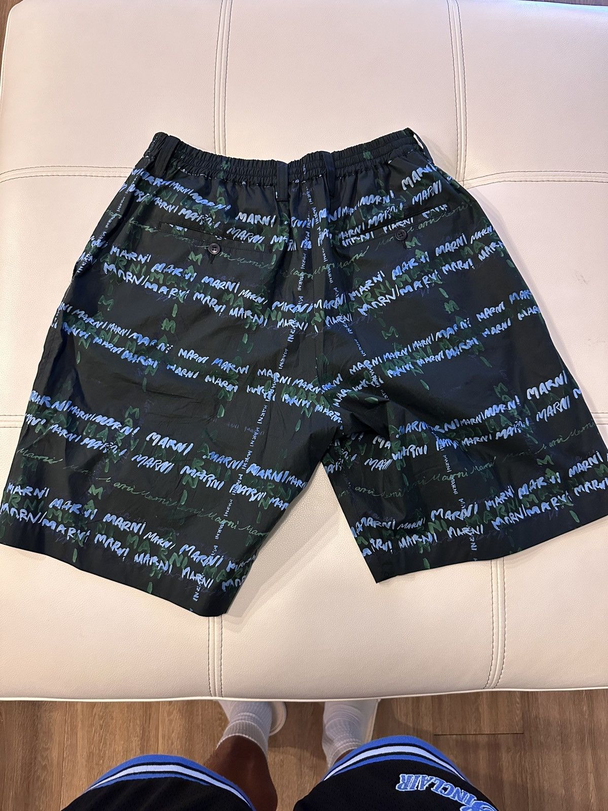 Marni Marni Logo Printed Wide Short Size US 34 / EU 50 - 8 Thumbnail