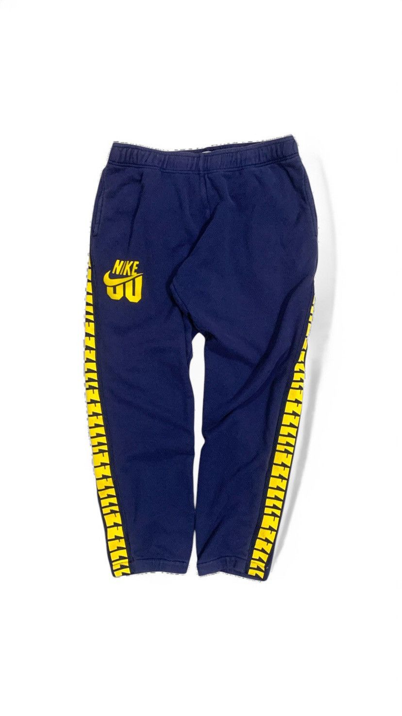 Nike × Nike ACG × Vintage Nike Swoosh Navy Blue Sweatpants Size US 32 / EU 48 - 2 Thumbnail