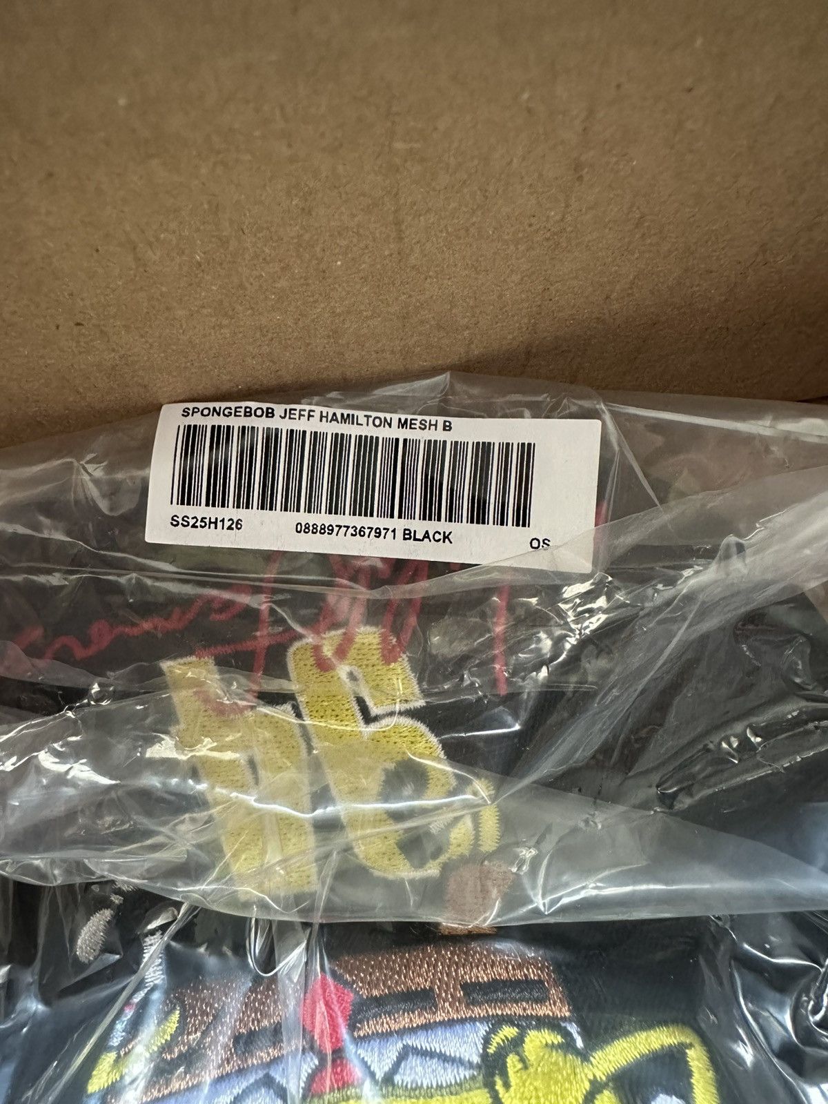 Supreme Supreme SpongeBob SquarePants Jeff Hamilton Mesh 6 panel Hat Size ONE SIZE - 3 Thumbnail
