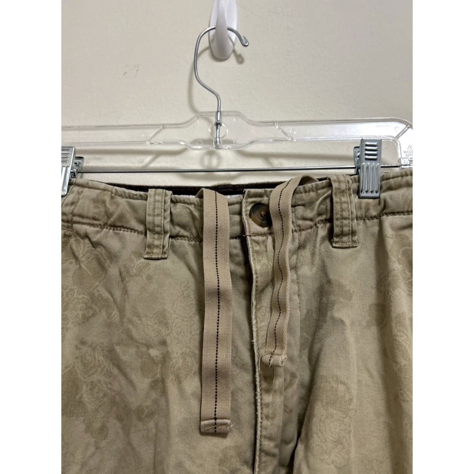 Ecko Unltd. VINTAGE Ecko UNLTD Cargo Shorts Mens 34 Brown Baggy Multi Pockets Draw Strings Denim 90s Outdoor Mens Size US 34 / EU 50 - 6 Thumbnail
