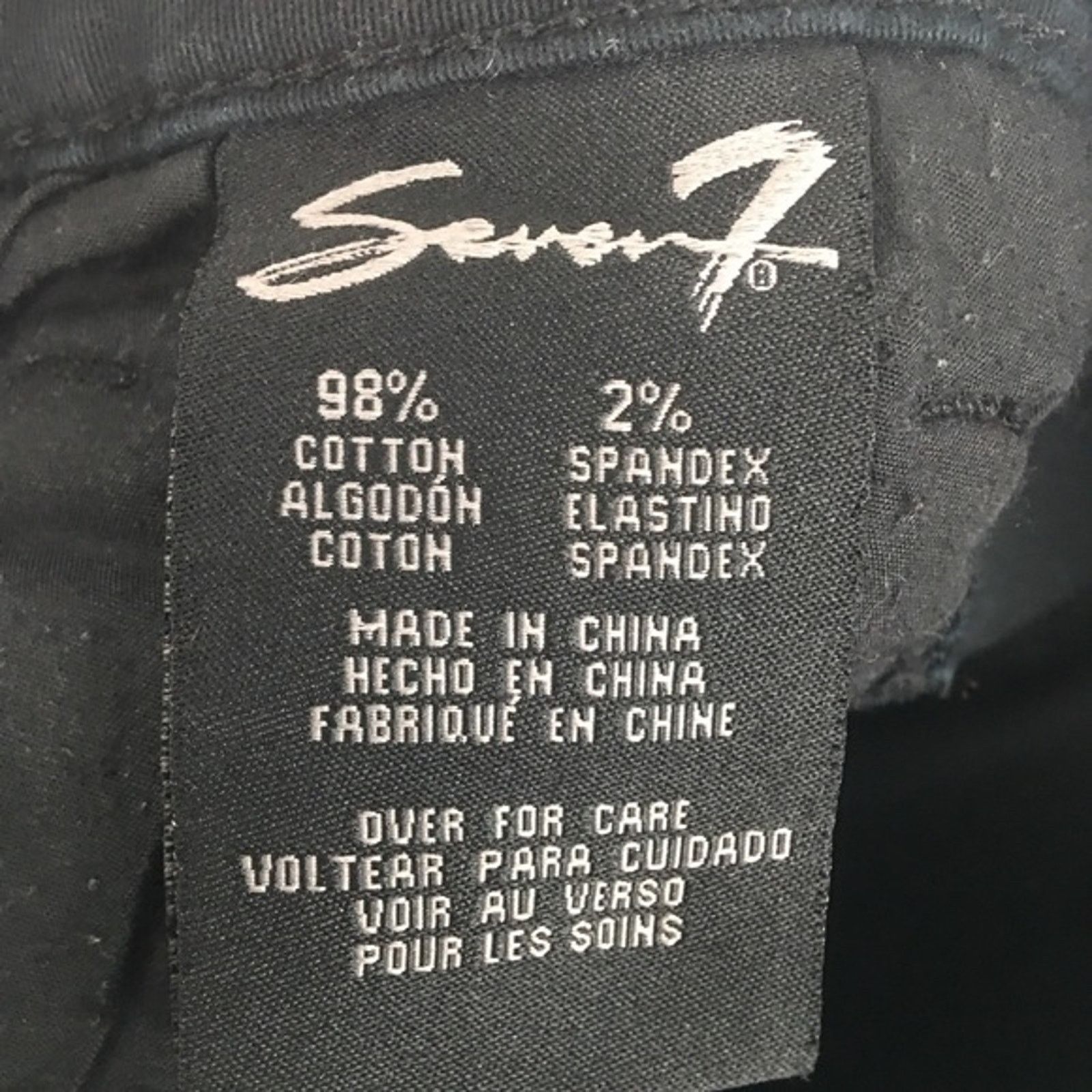 Seven 7 Seven7 Jeans Women's Straight Leg Ankle MOTO Size 4 Size 27" / US 4 / IT 40 - 4 Thumbnail