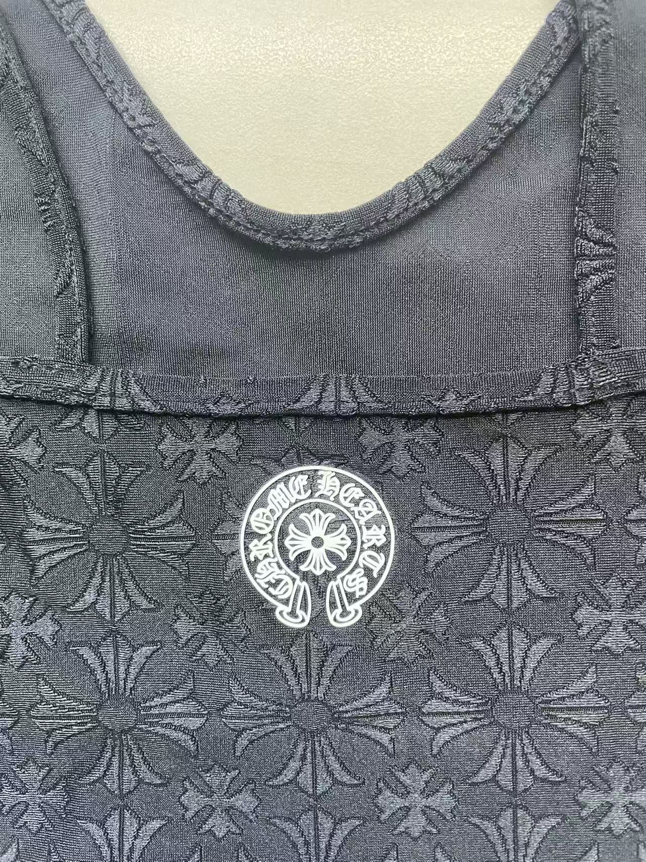 Chrome Hearts Chrome Hearts Black Horseshoe Logo Tanktop Size M / US 6-8 / IT 42-44 - 3 Thumbnail