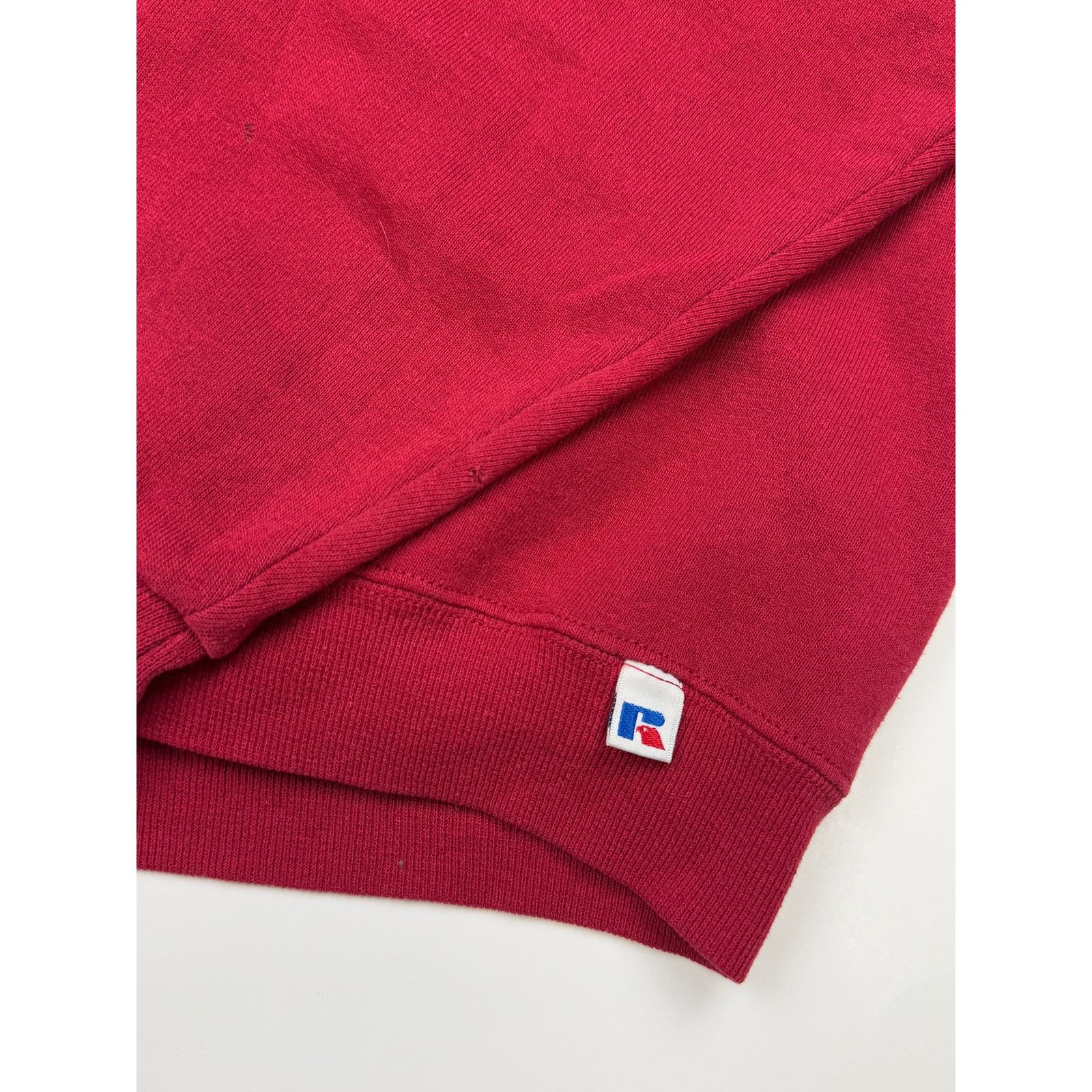 Vintage Vintage Russell Athletic Crewneck Sweatshirt Sz XL Burgundy Size US XL / EU 56 / 4 - 4 Thumbnail
