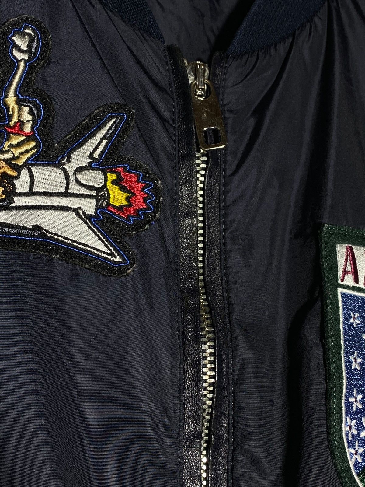 Dolce & Gabbana Dolce Gabbana Designers Patch Logo Nylon Bomber Jacket Size US M / EU 48-50 / 2 - 9 Thumbnail