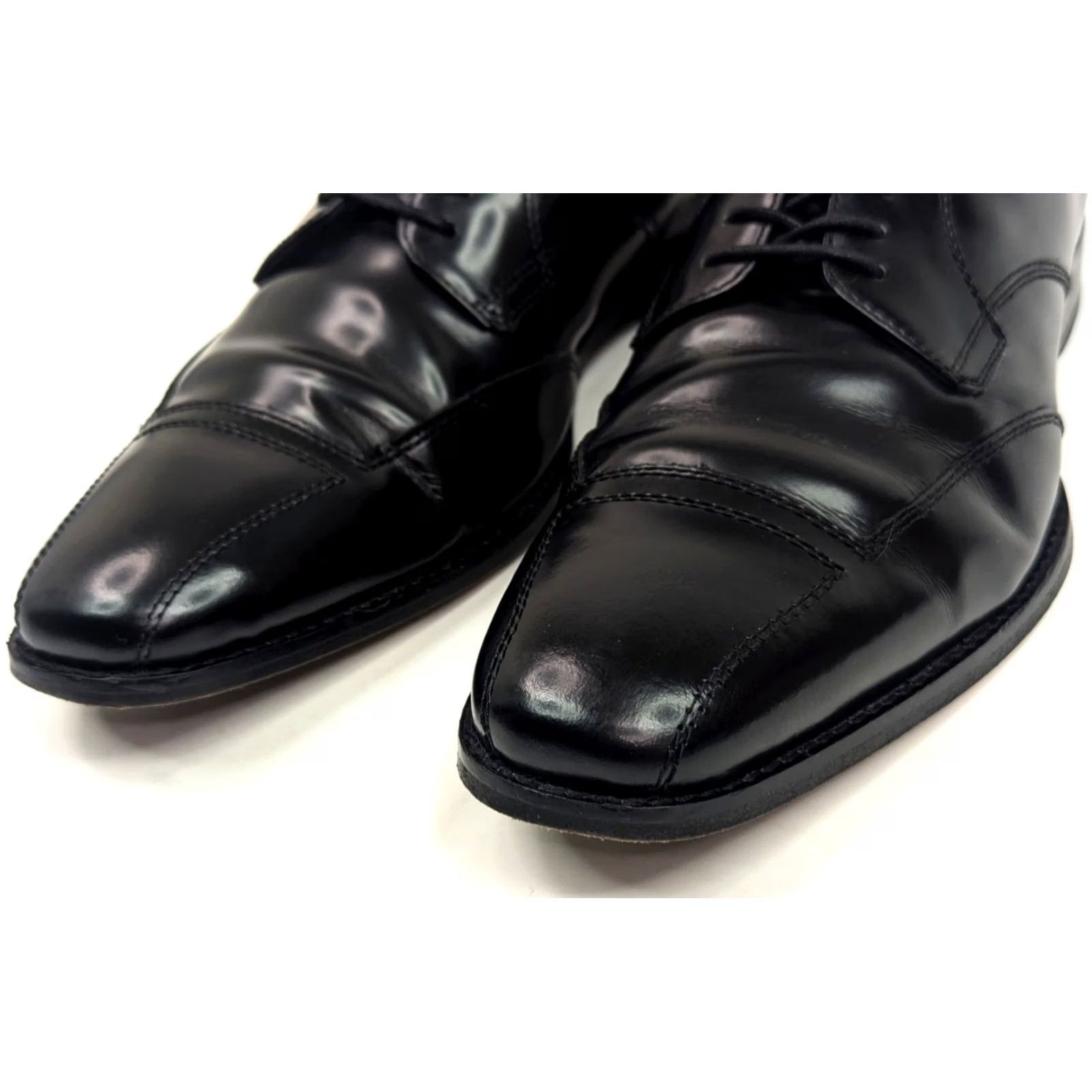 Johnston & Murphy Johnston Murphy Algonquin Oxford Cap Toe Derby Loafer Black 10.5M Men Size ONE SIZE - 4 Thumbnail