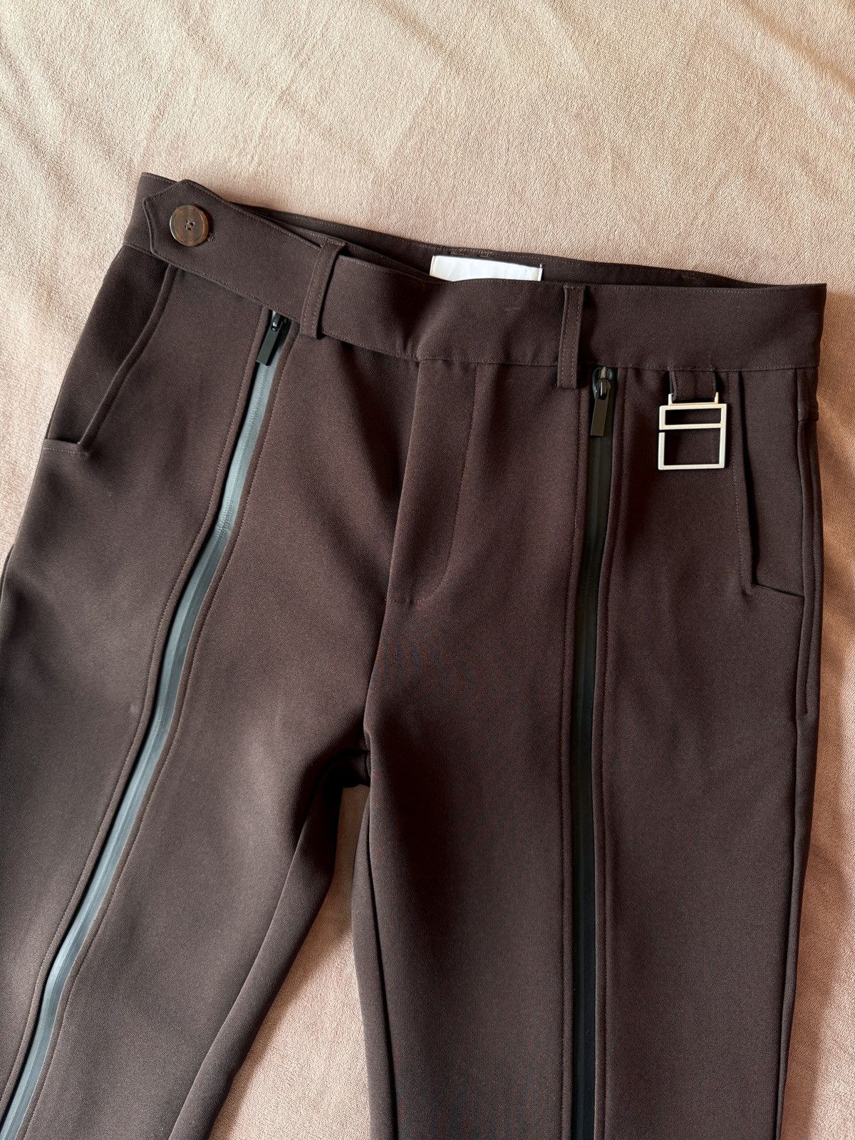 Pieces Uniques XL PIÈCES UNIQUES LE PANTALON EMIN ZIPPED PANTS Brown Zara Size US 34 / EU 50 - 8 Thumbnail
