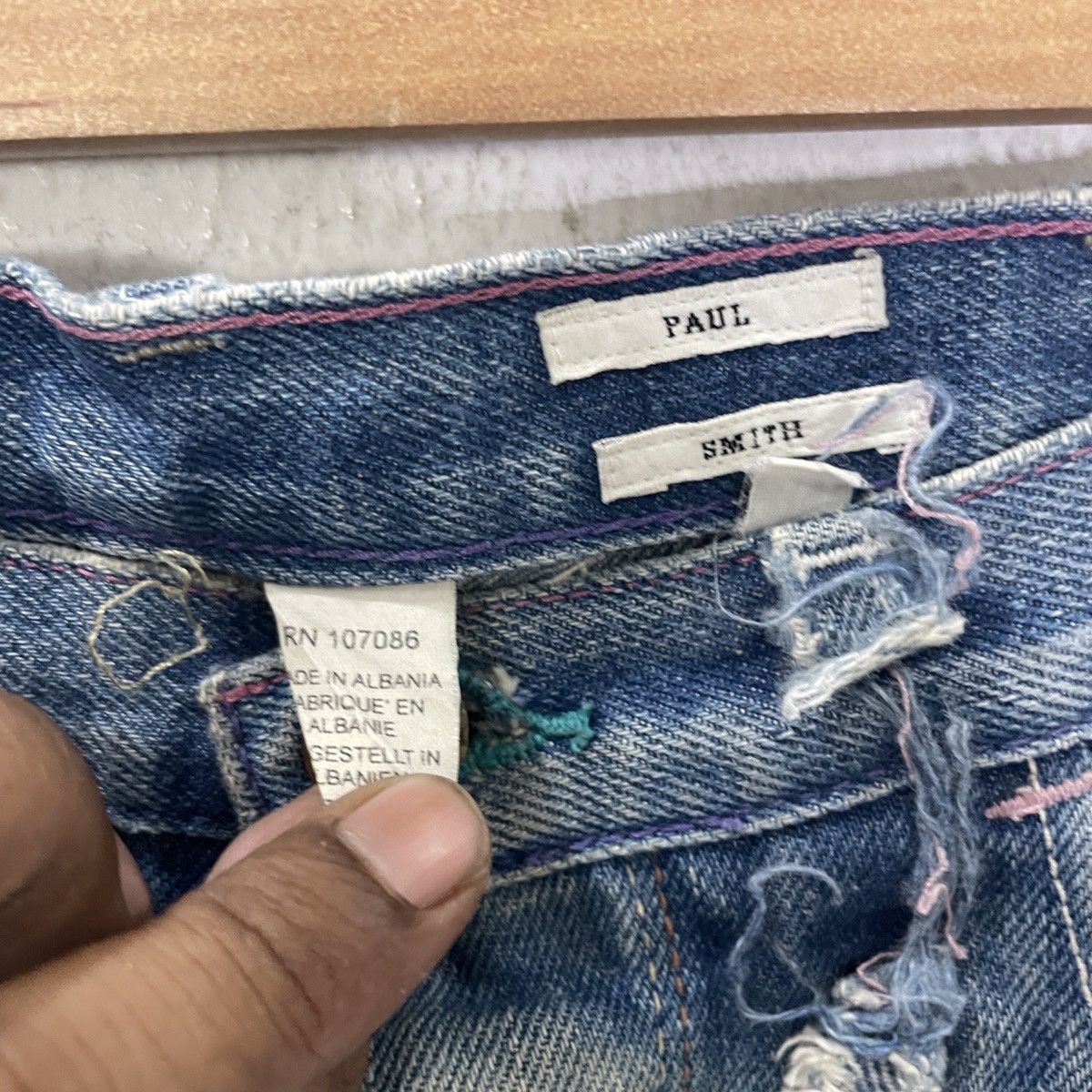 Paul Smith Vintage Paul Smith Distressed Denim Jeans Size US 32 / EU 48 - 5 Thumbnail