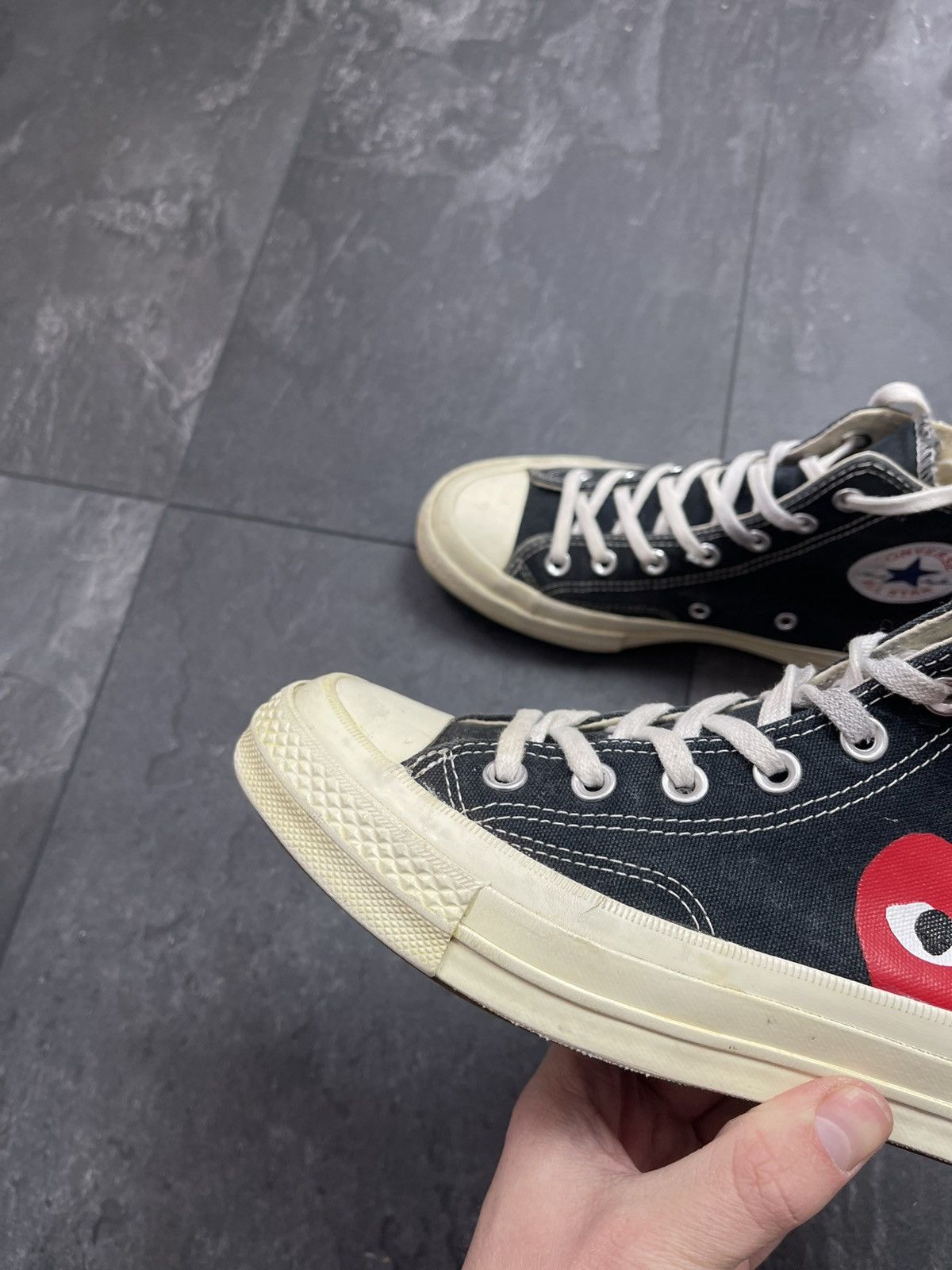 Comme des Garcons × Comme des Garcons PLAY × Streetwear COMME DES GARÇONS CONVERSE Size US 5 / EU 37 - 9 Thumbnail