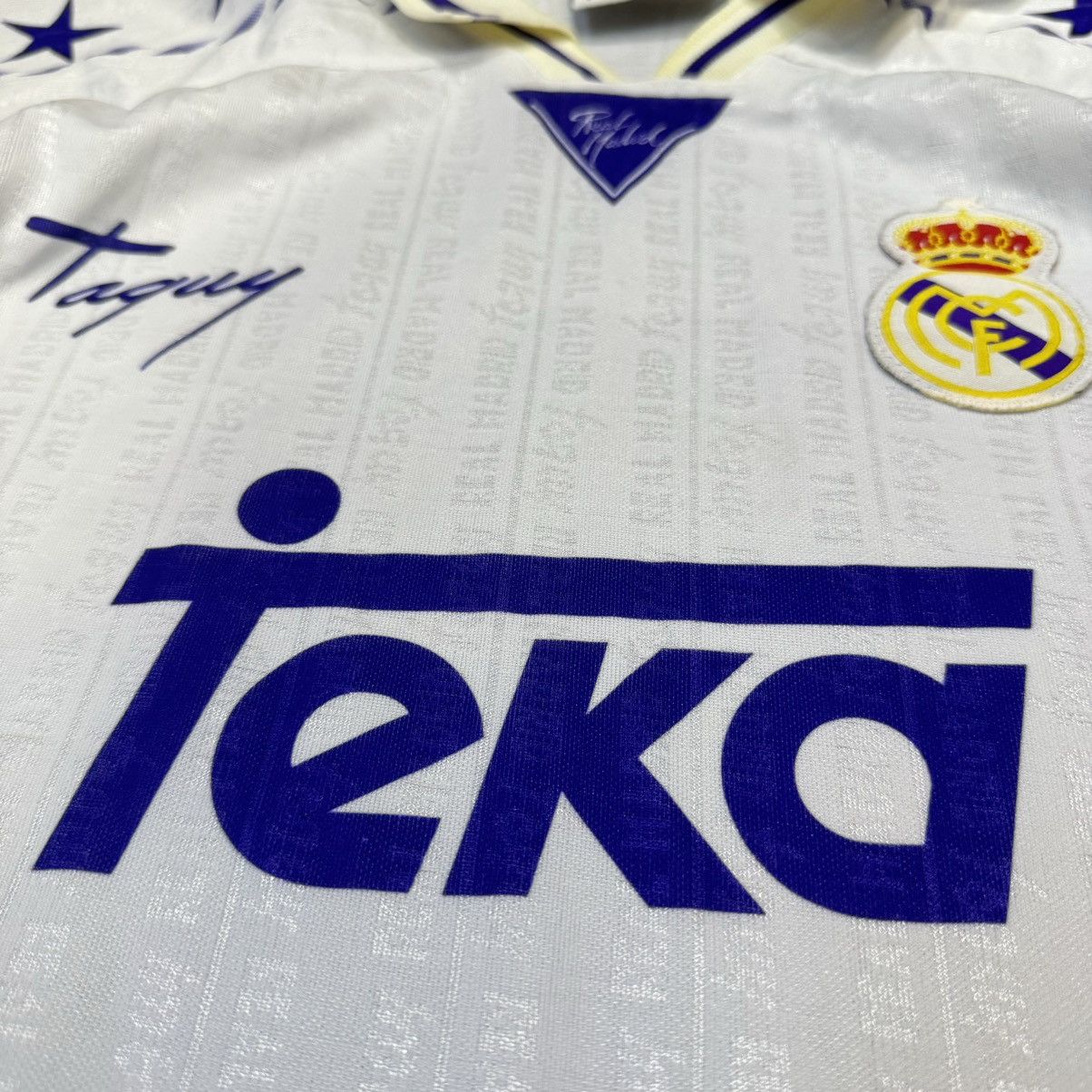 Vintage Real madrid 96/97 home shirt Size L / US 10 / IT 46 - 4 Thumbnail