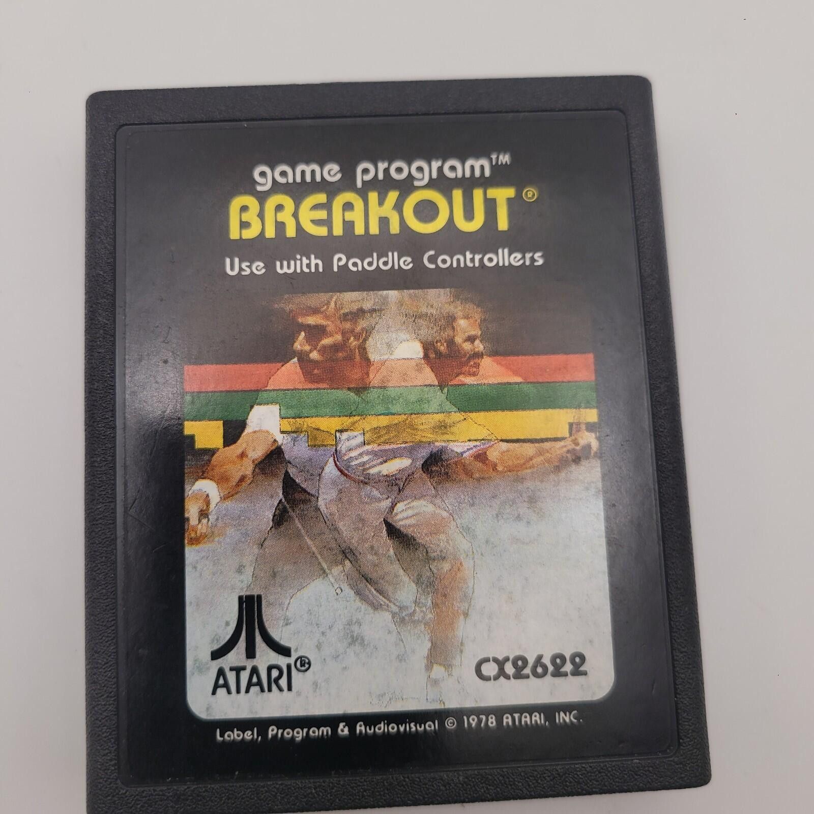Other Super Breakout (Atari 2600) Cartridge CX2622 Tested Size ONE SIZE - 6 Thumbnail