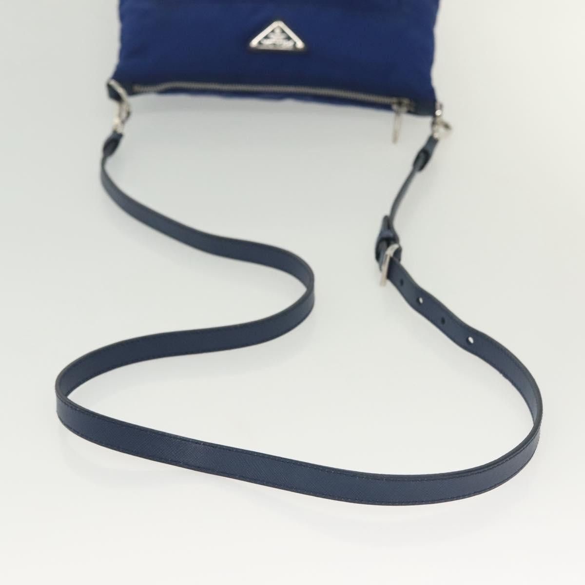 Prada PRADA Shoulder Bag Nylon Blue Silver Size ONE SIZE - 7 Thumbnail