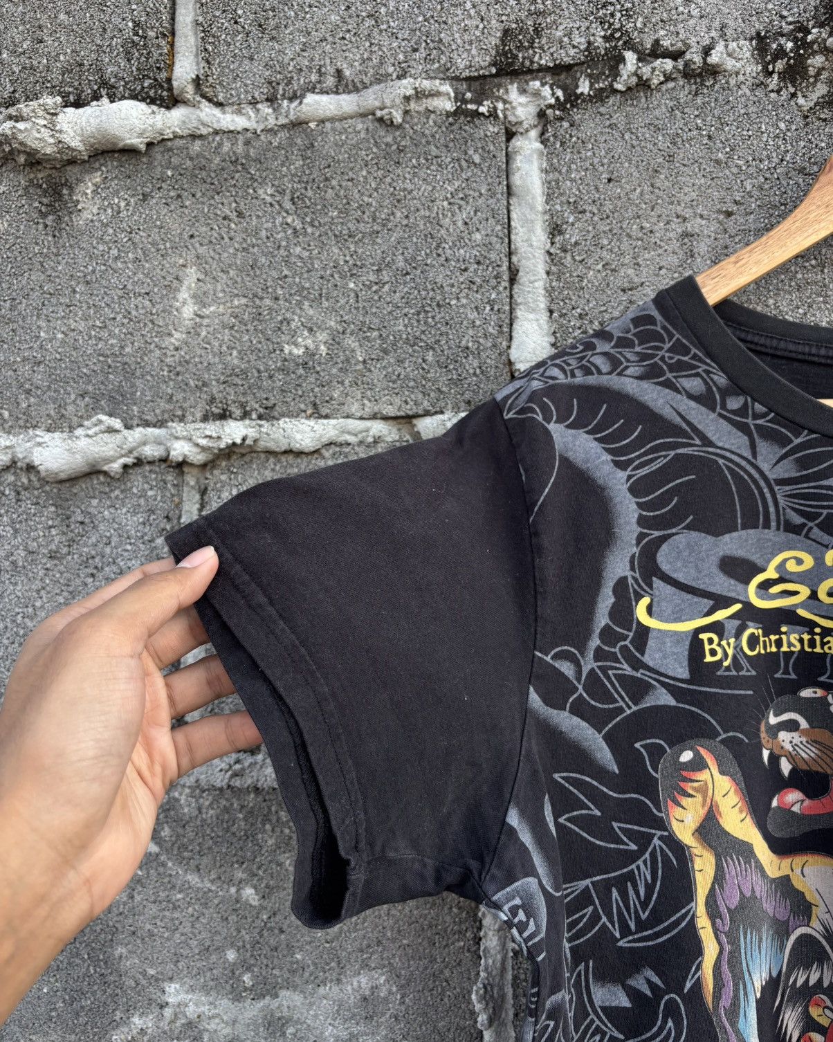 Ed Hardy Y2K Ed Hardy T Shirt By Christian Audigier Size US M / EU 48-50 / 2 - 4 Thumbnail