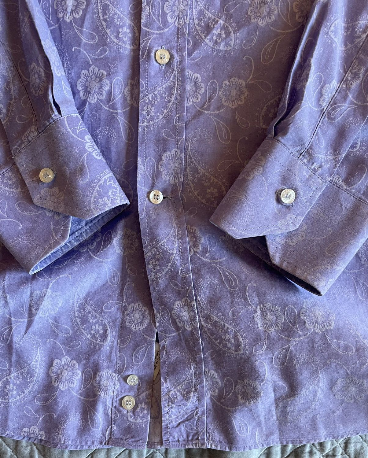 Etro Paisley Print Shirt Size US L / EU 52-54 / 3 - 3 Thumbnail