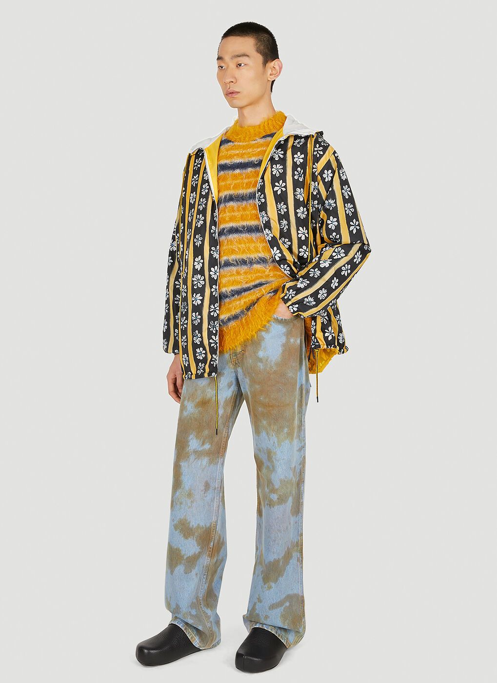 Marni o1y0225 Hooded Jacket in Multicolor Size US M / EU 48-50 / 2 - 5 Thumbnail