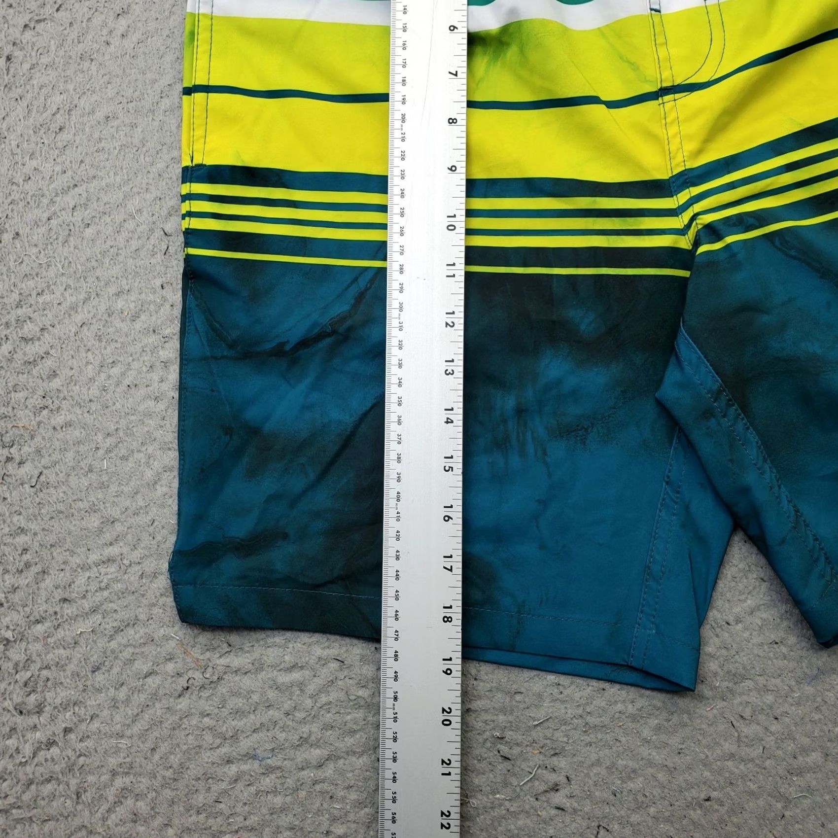 ZeroXposur ZeroXposur Swim Shorts Mens Medium Multi Striped Lined Drawstring Size US 31 - 5 Thumbnail