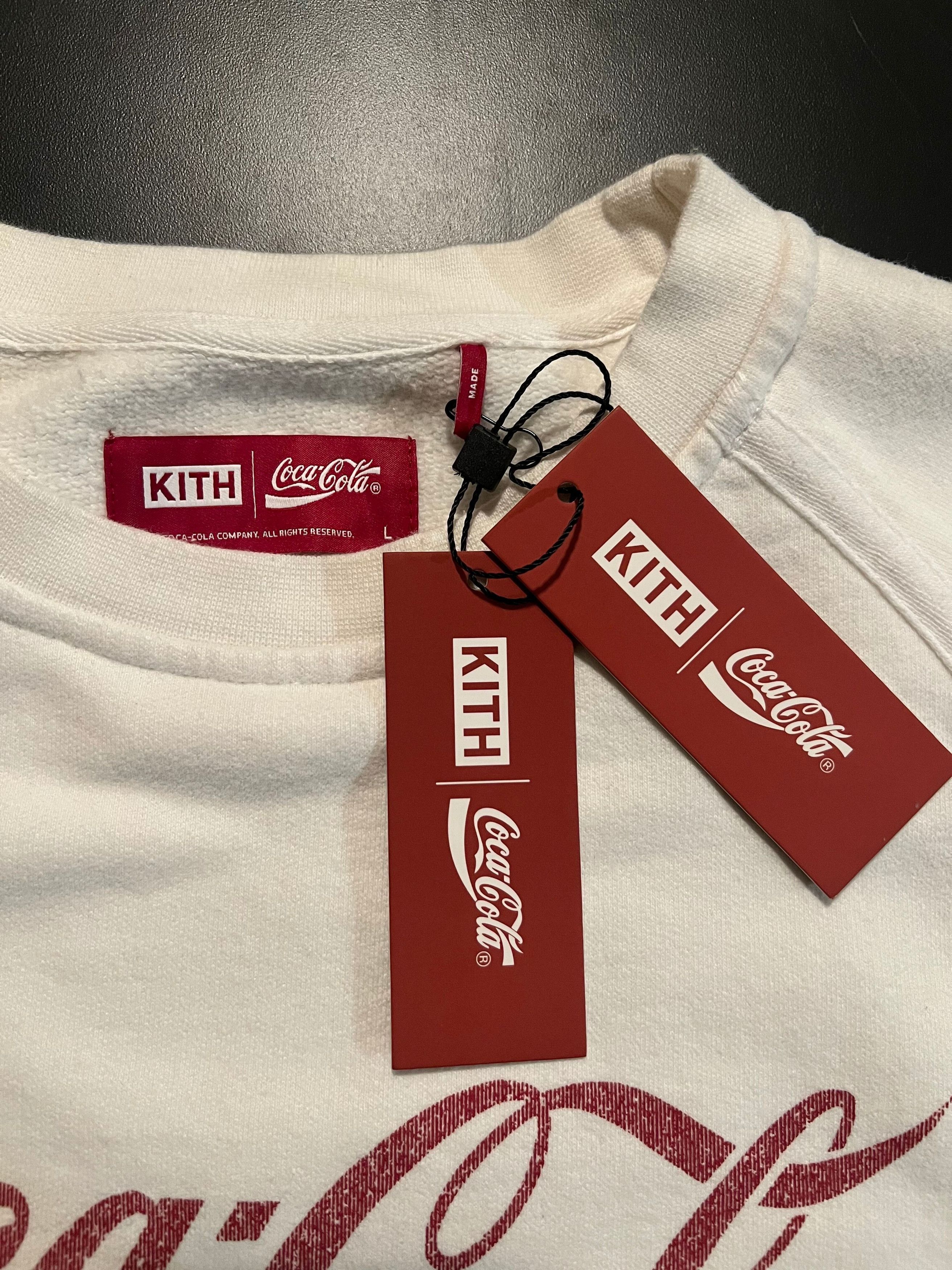 Coca Cola × Kith Kith x Coca-Cola Rugby Crewneck White Size US L / EU 52-54 / 3 - 3 Thumbnail