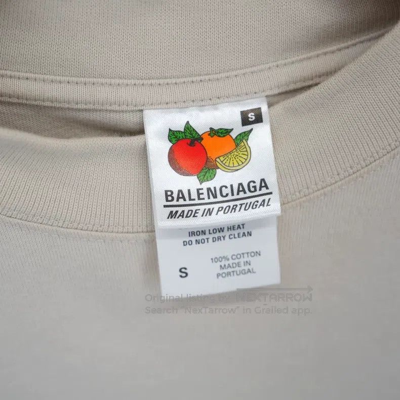 Balenciaga Balenciaga XXXL embroidered beige short-sleeve Size US M / EU 48-50 / 2 - 2 Thumbnail